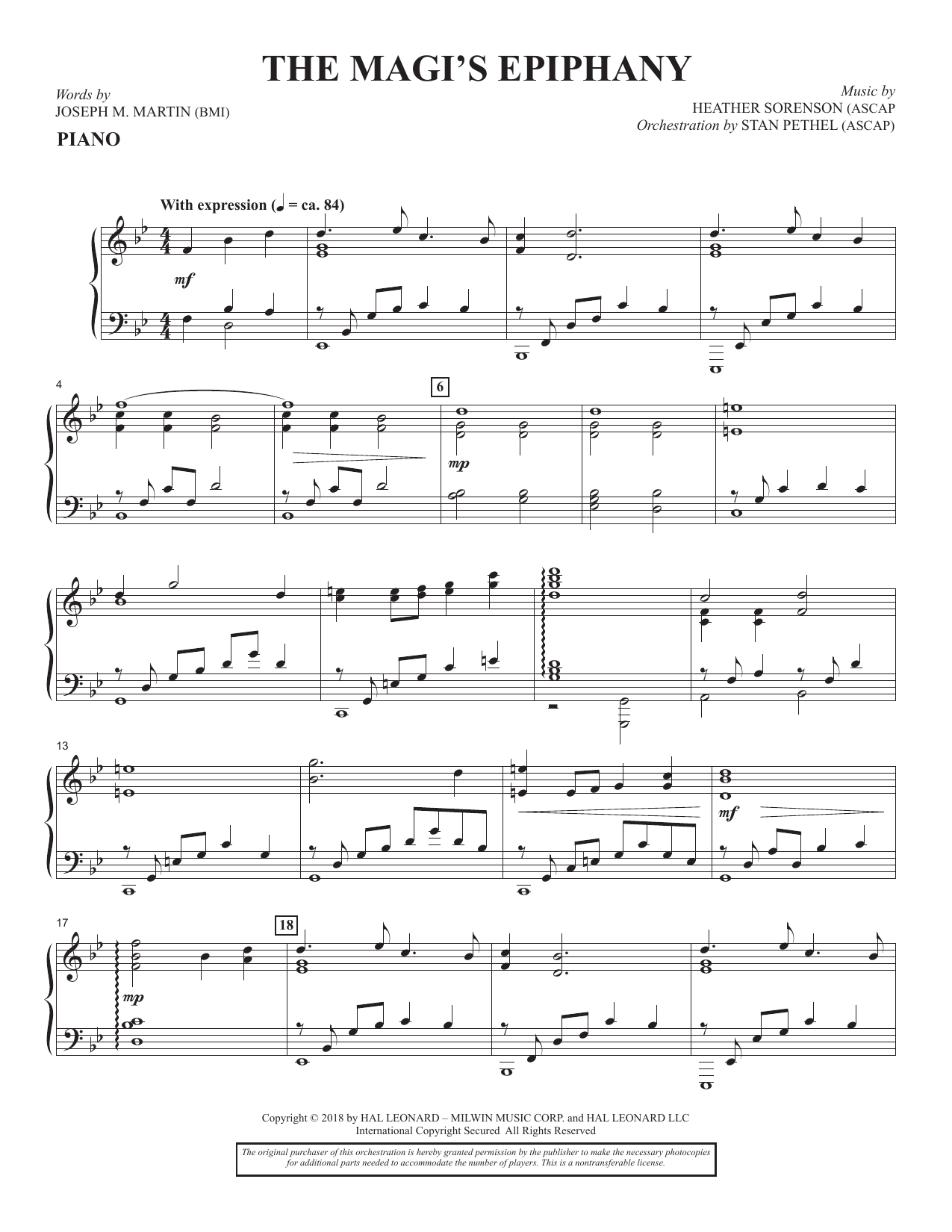 The Magi's Epiphany (Consort) - Piano: Choral Instrumental Pak