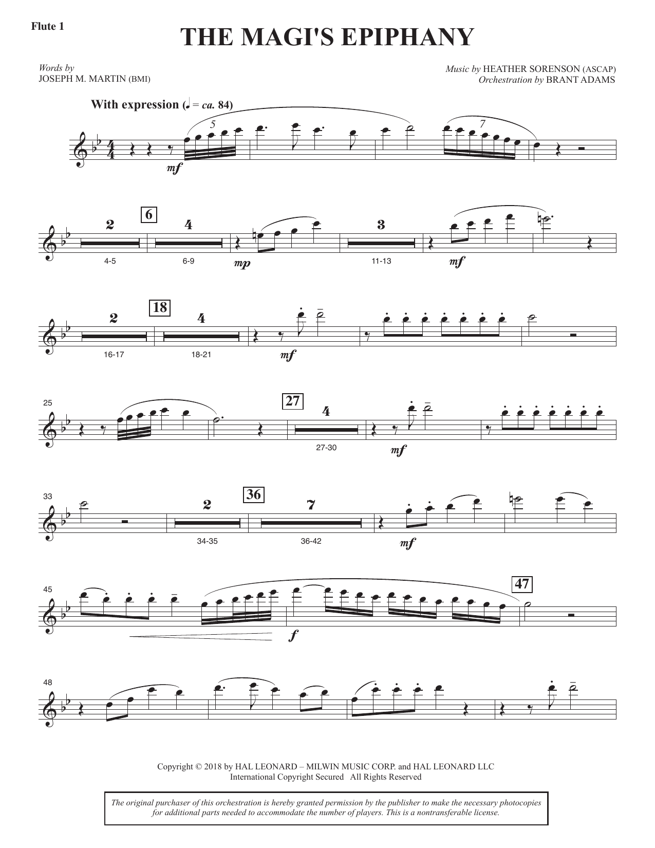 The Magi's Epiphany - Flute 1: Choral Instrumental Pak