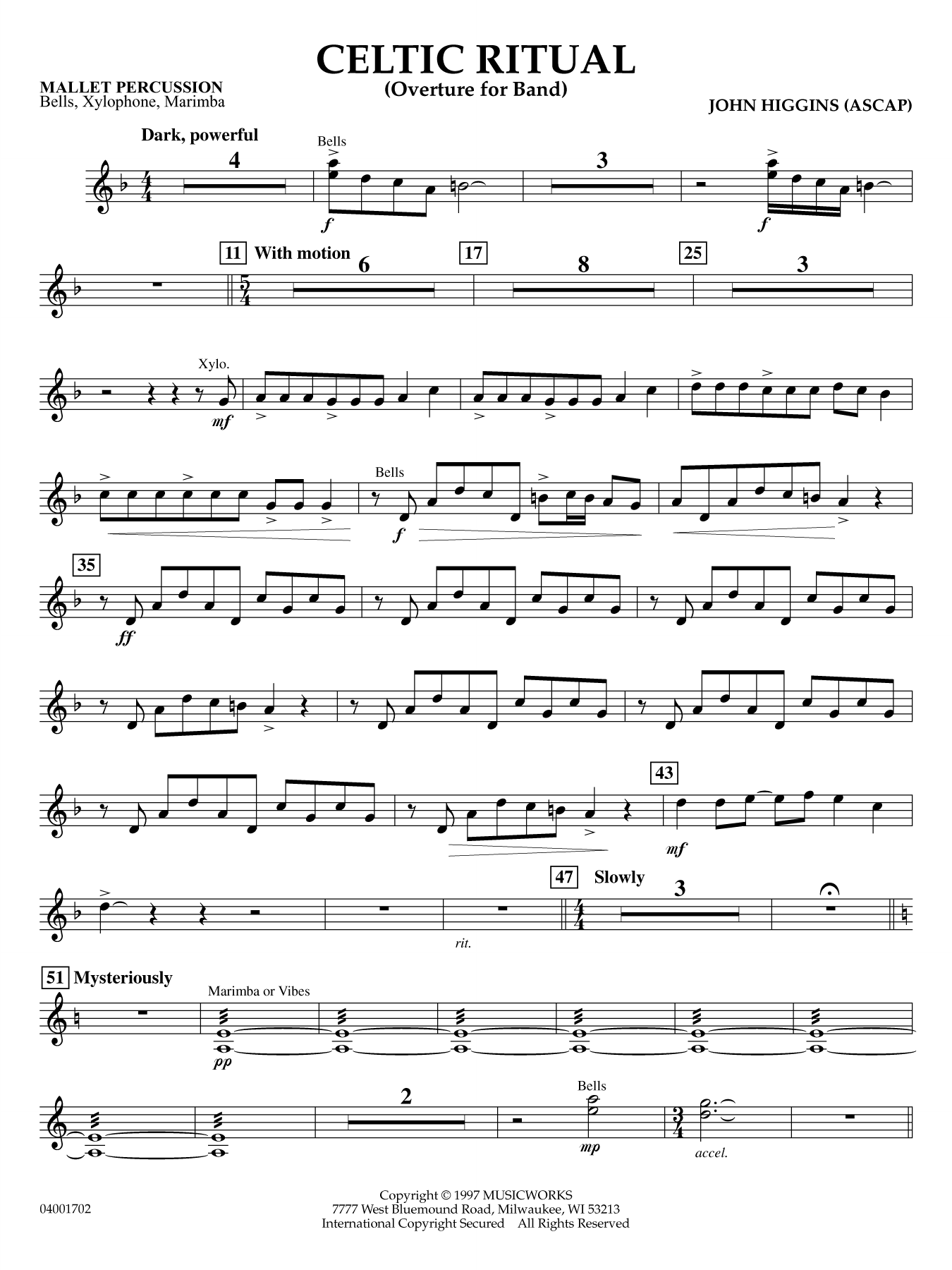 Celtic Ritual - Mallet Percussion