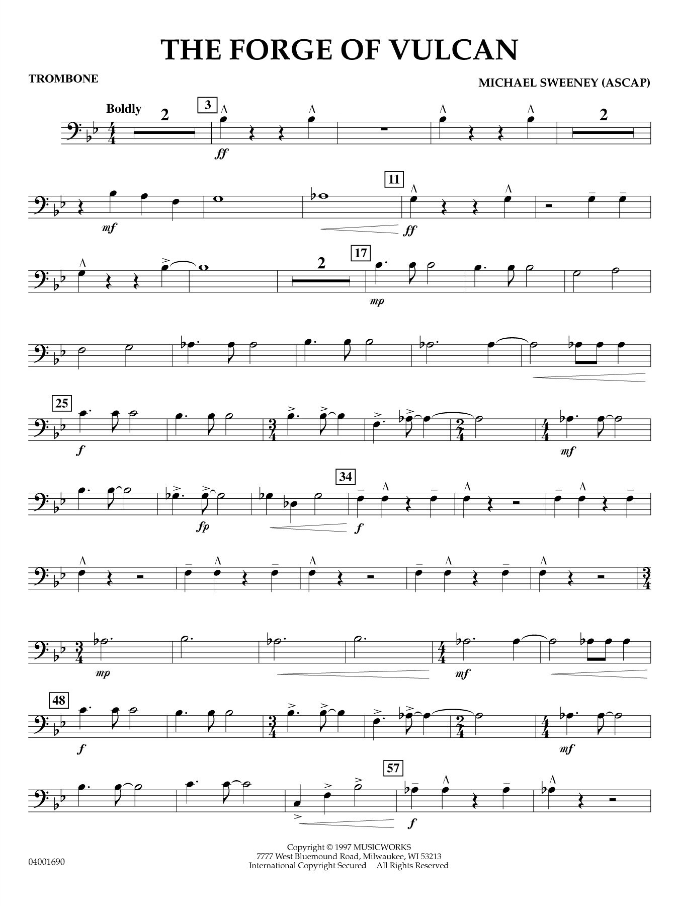 The Forge of Vulcan - Trombone