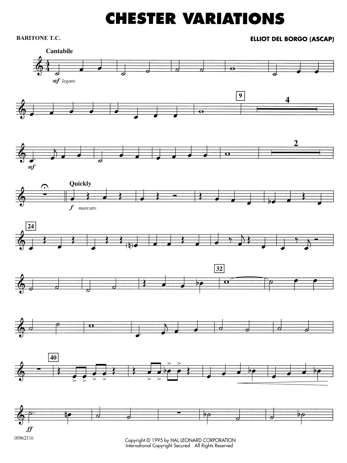 Chester Variations - Baritone T.C.