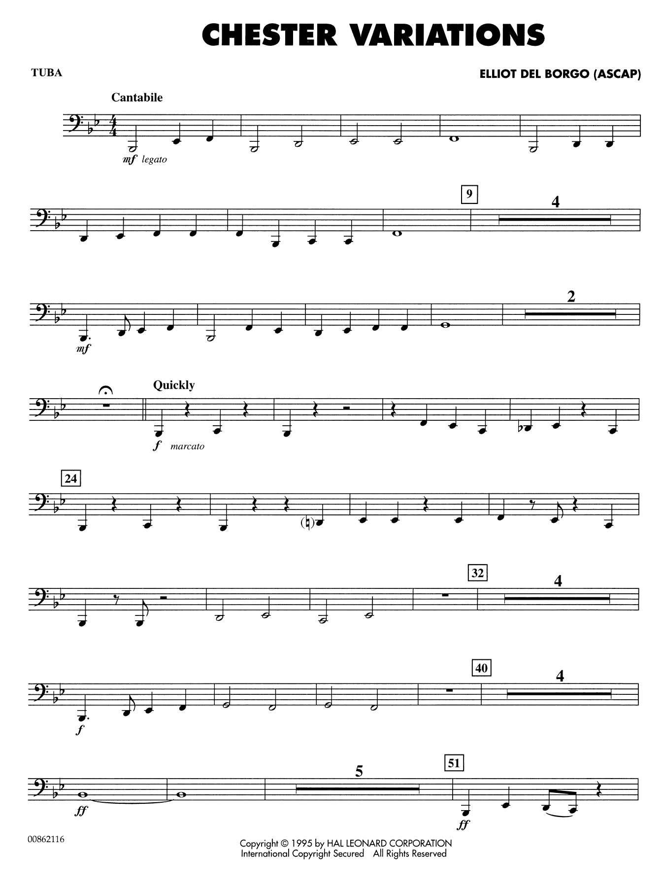 Chester Variations - Tuba