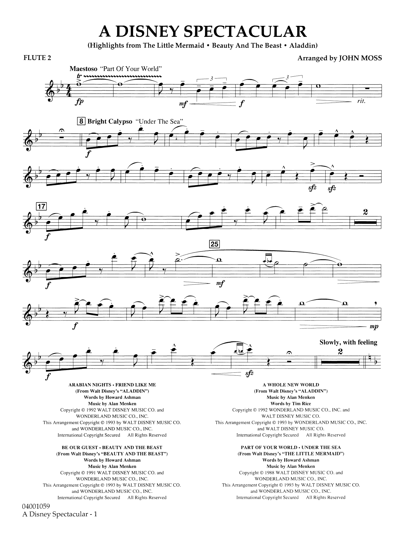 A Disney Spectacular - Flute 2