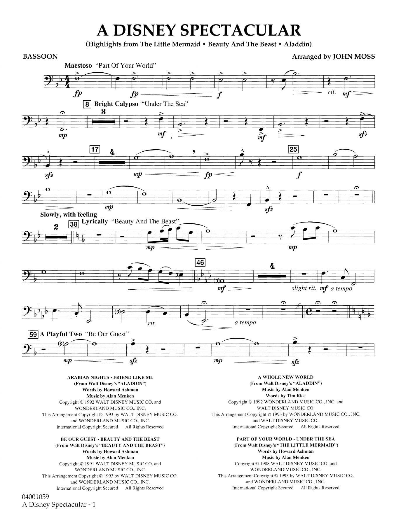 A Disney Spectacular - Bassoon