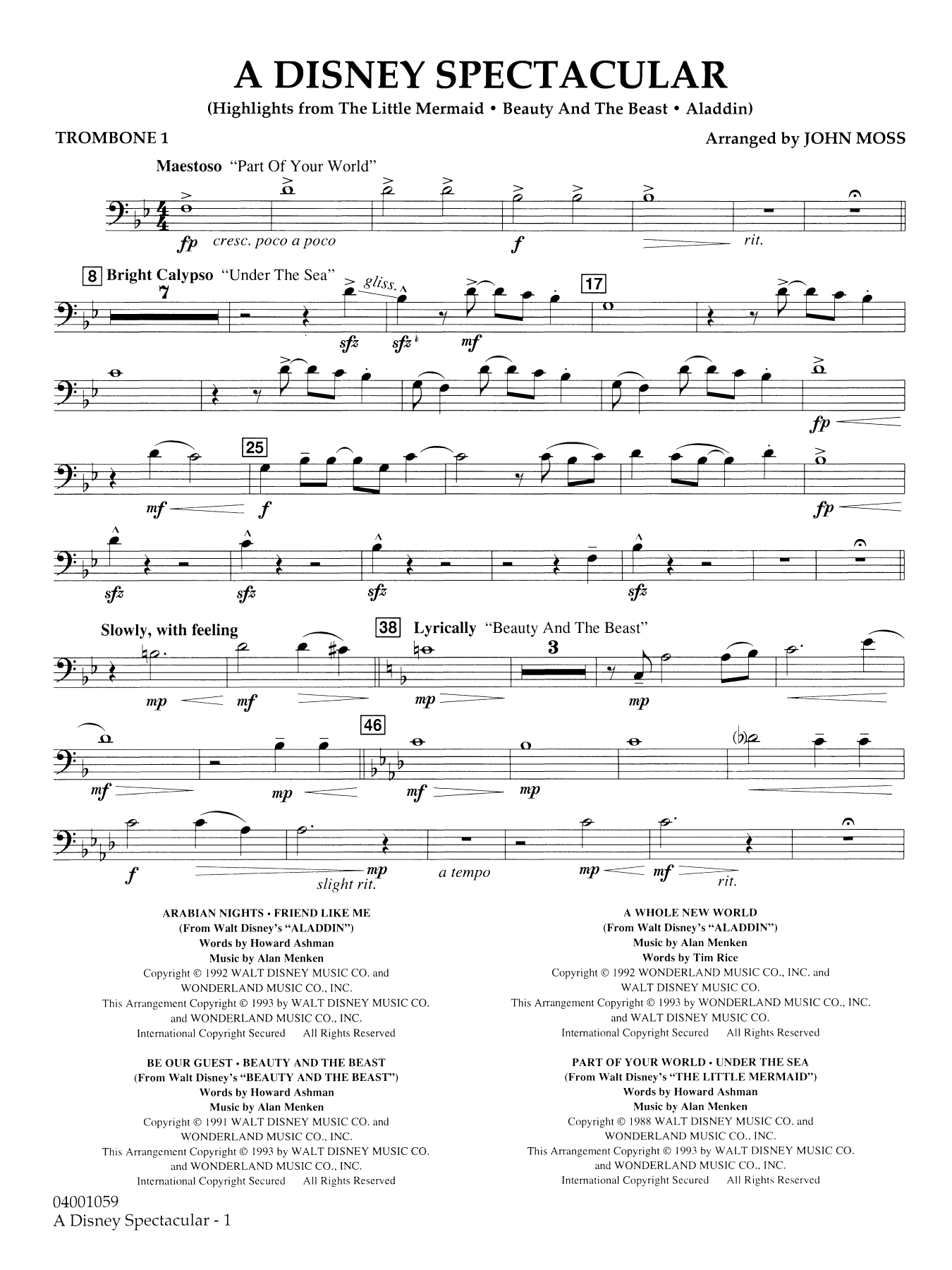 A Disney Spectacular - Trombone 1