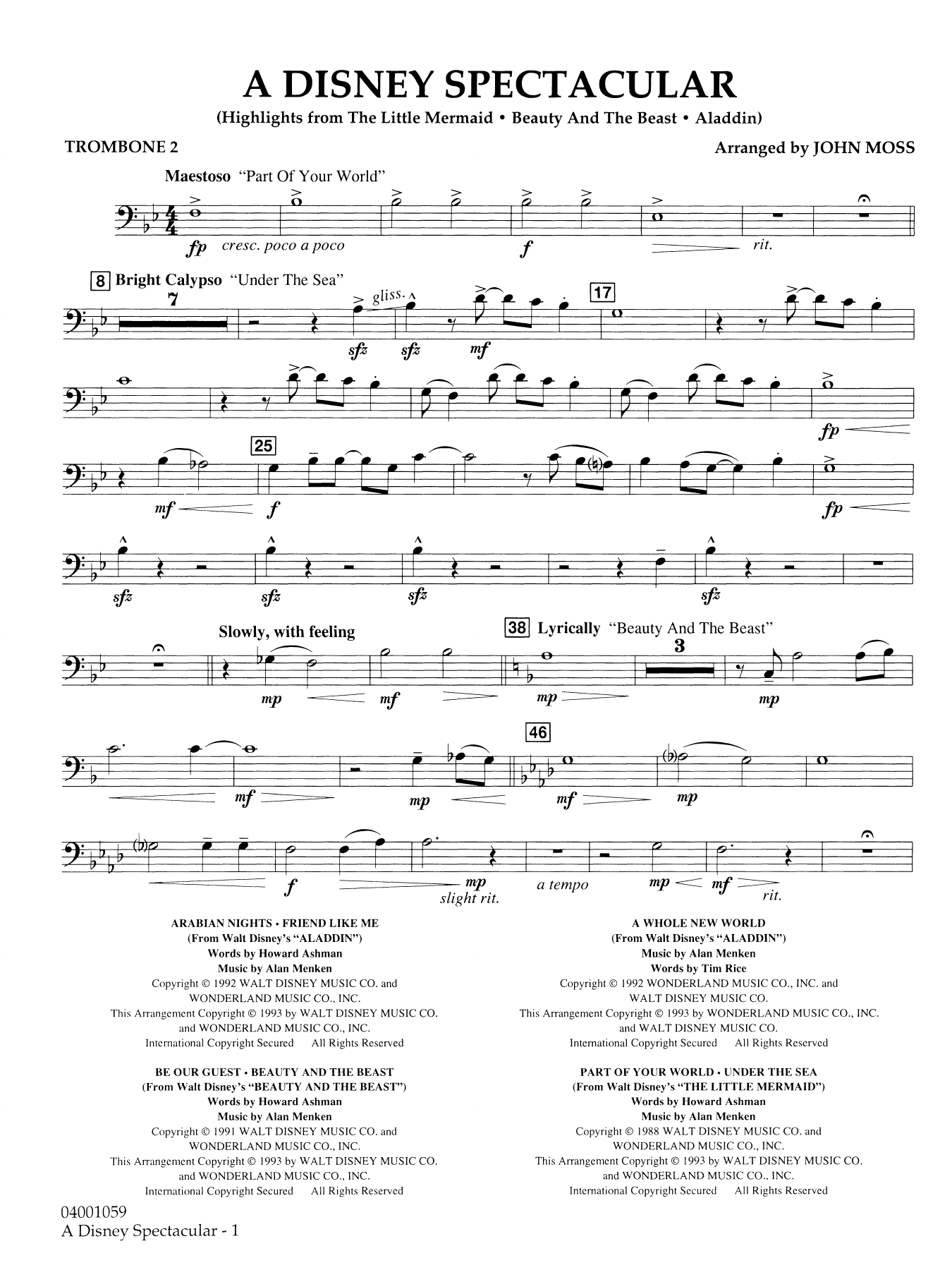 A Disney Spectacular - Trombone 2