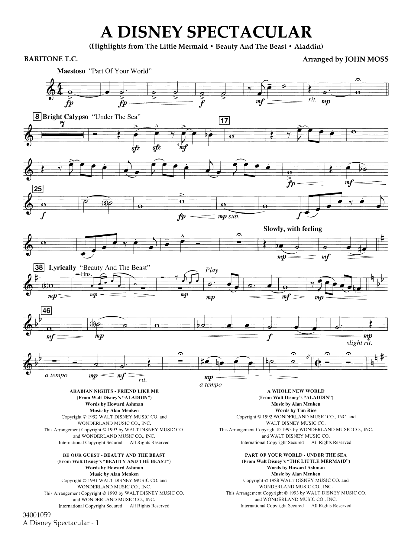 A Disney Spectacular - Baritone T.C.