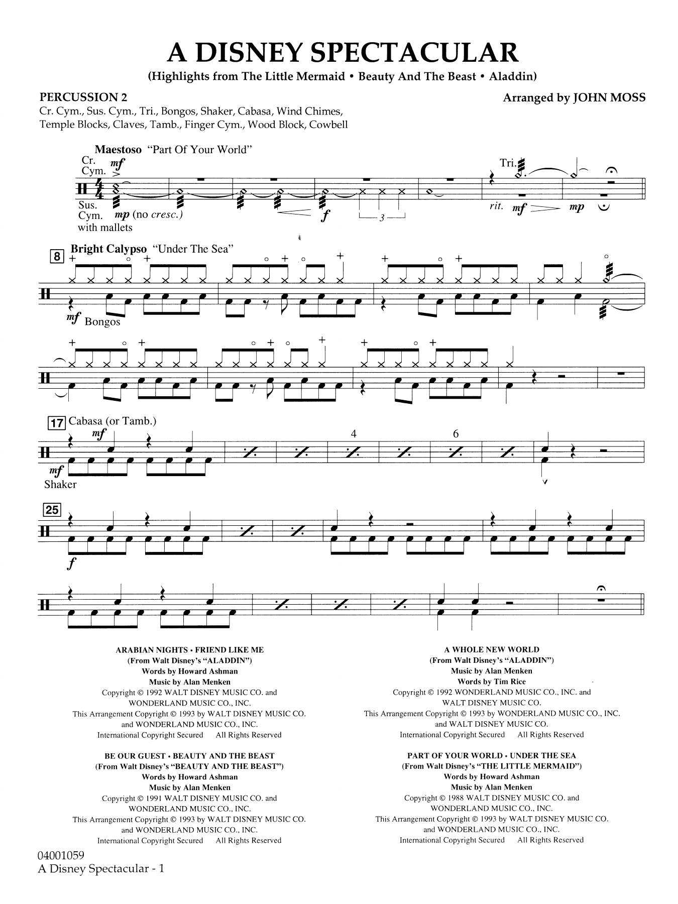 A Disney Spectacular - Percussion 2
