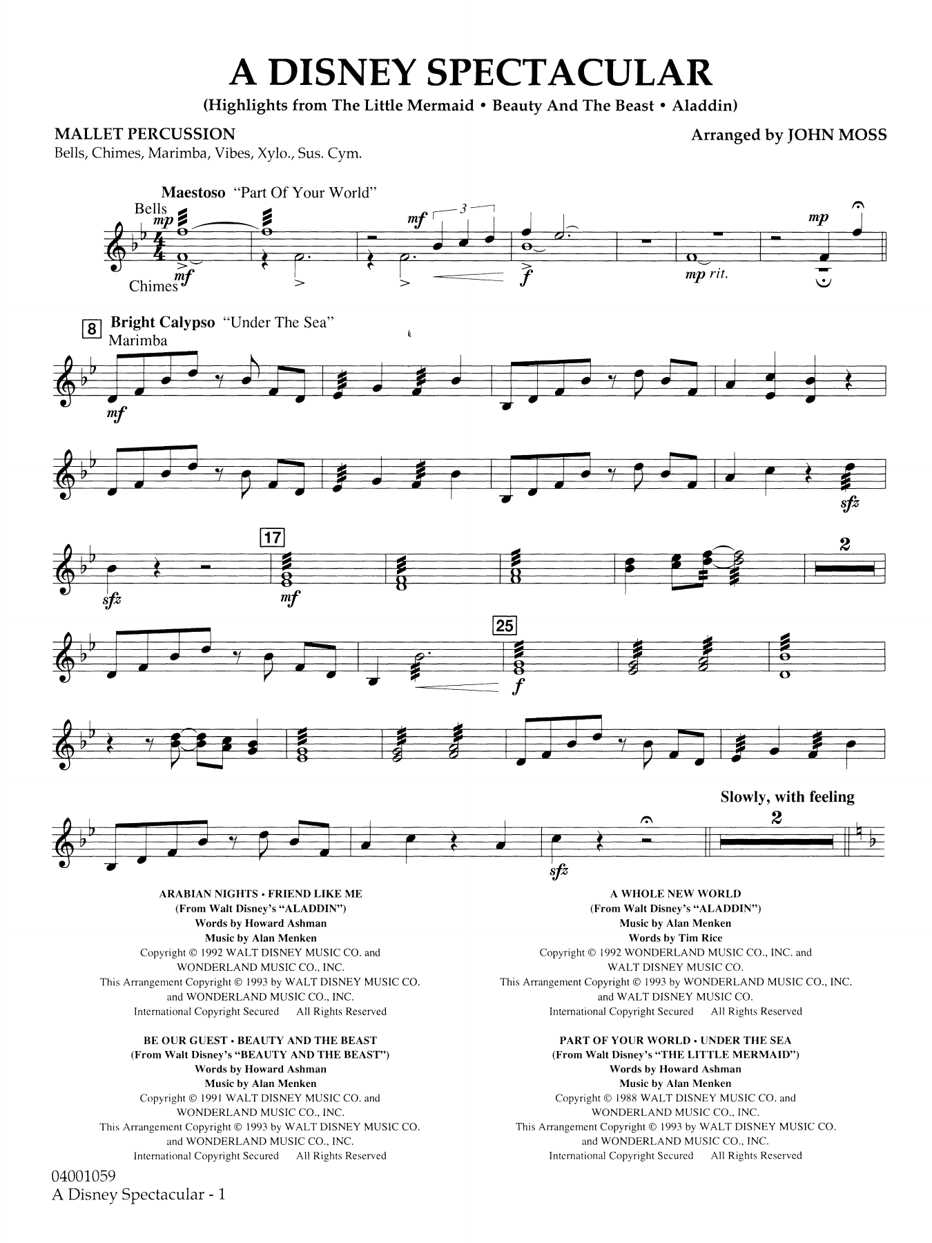 A Disney Spectacular - Mallet Percussion