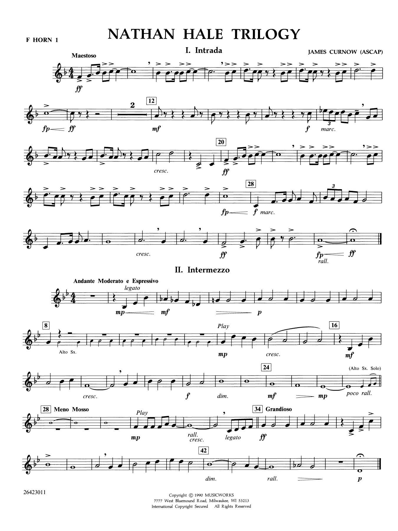 Nathan Hale Trilogy - F Horn 1