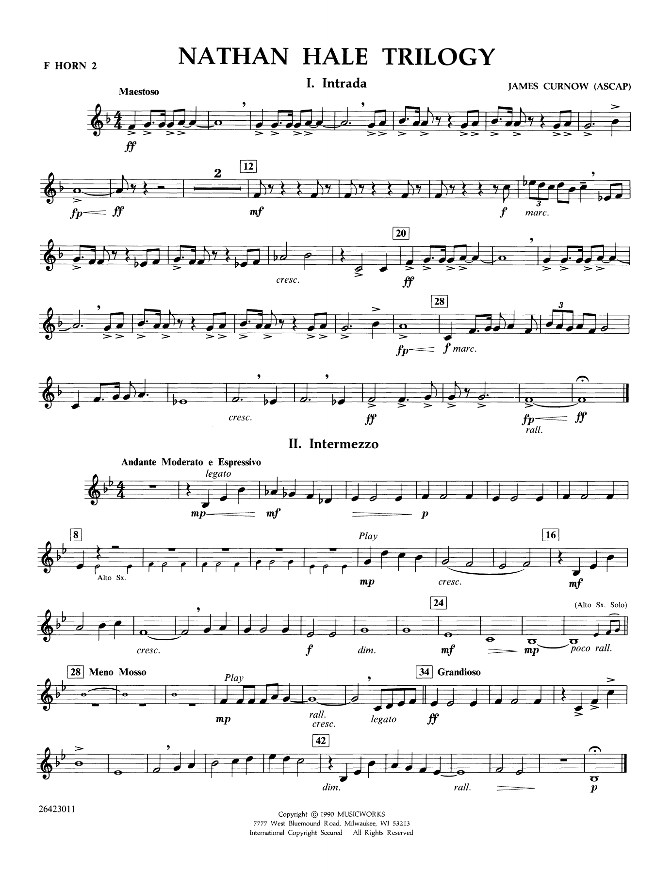 Nathan Hale Trilogy - F Horn 2