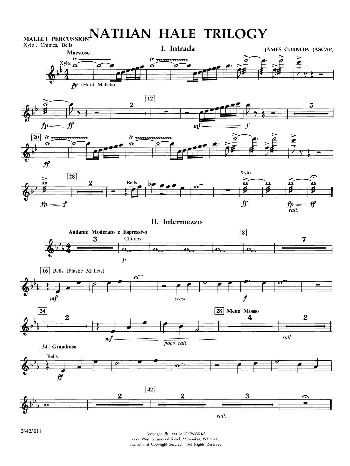 Nathan Hale Trilogy - Mallet Percussion