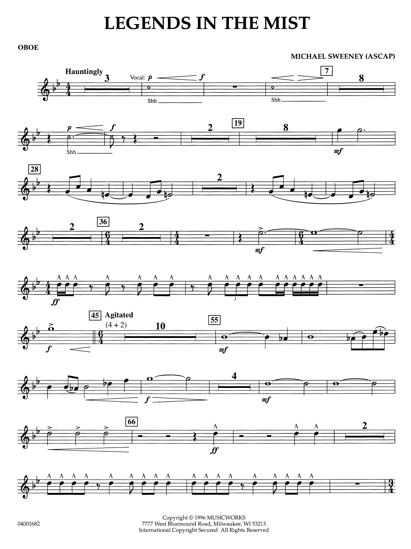 Legends in the Mist - Oboe