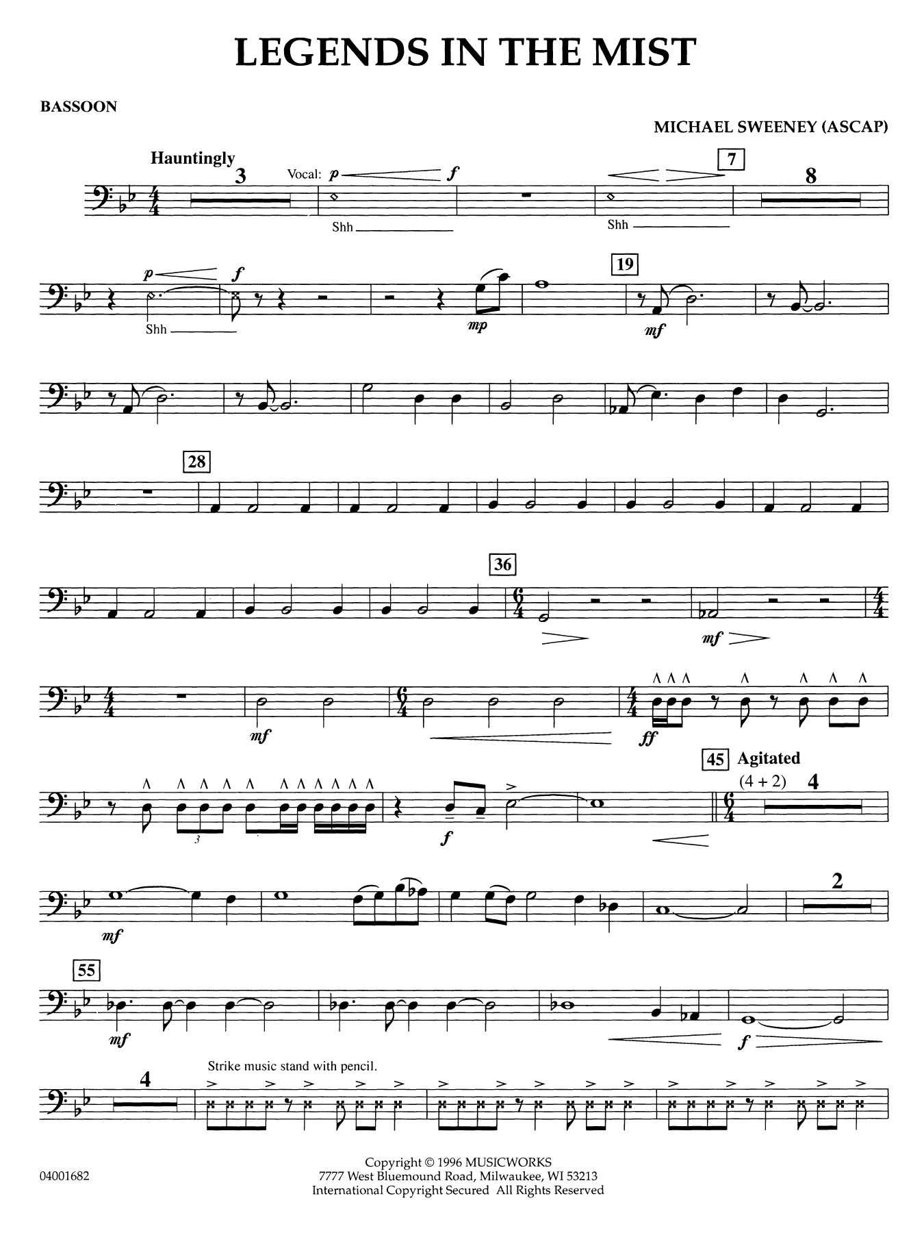 Legends in the Mist - Bassoon