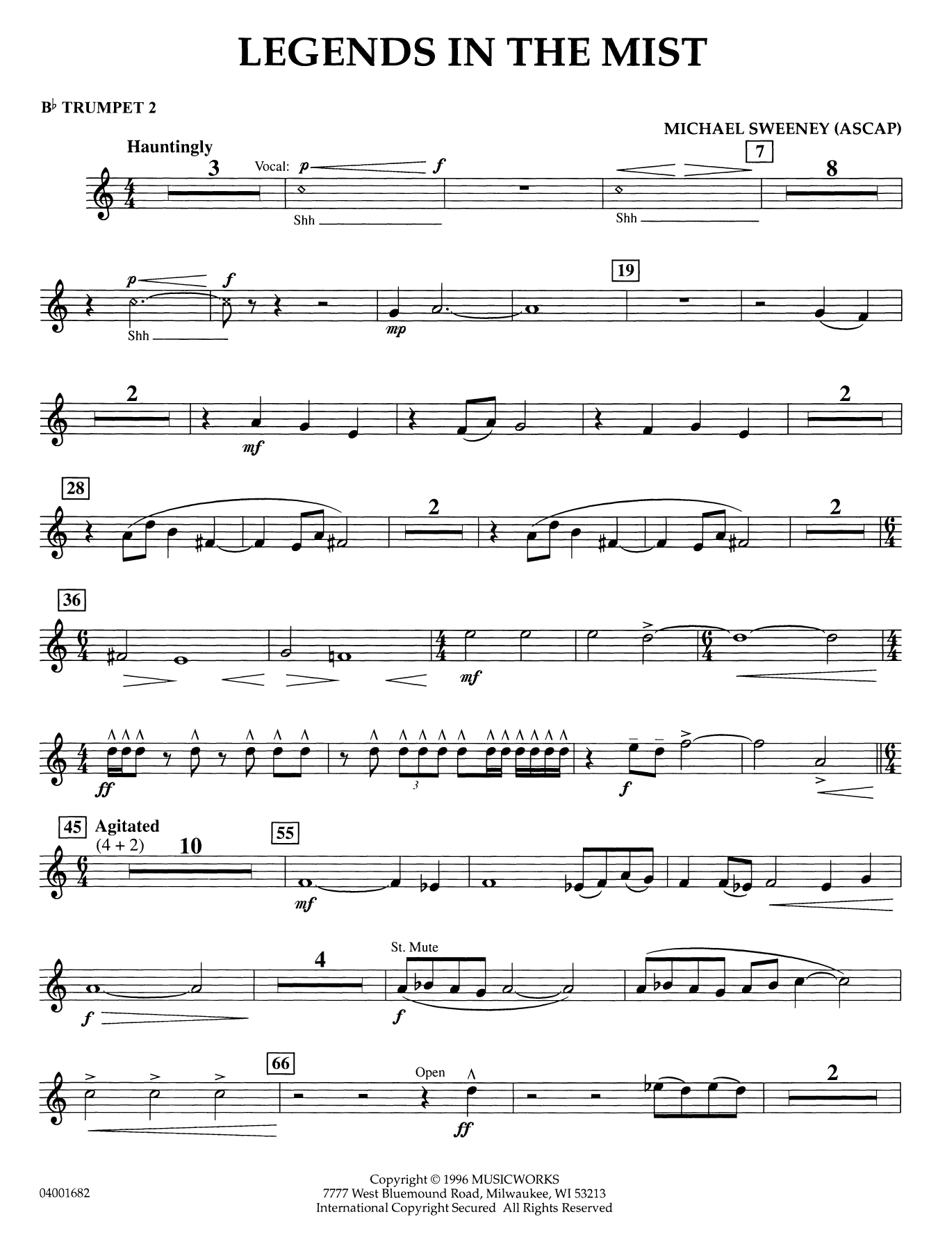 Legends in the Mist - Bb Trumpet 2