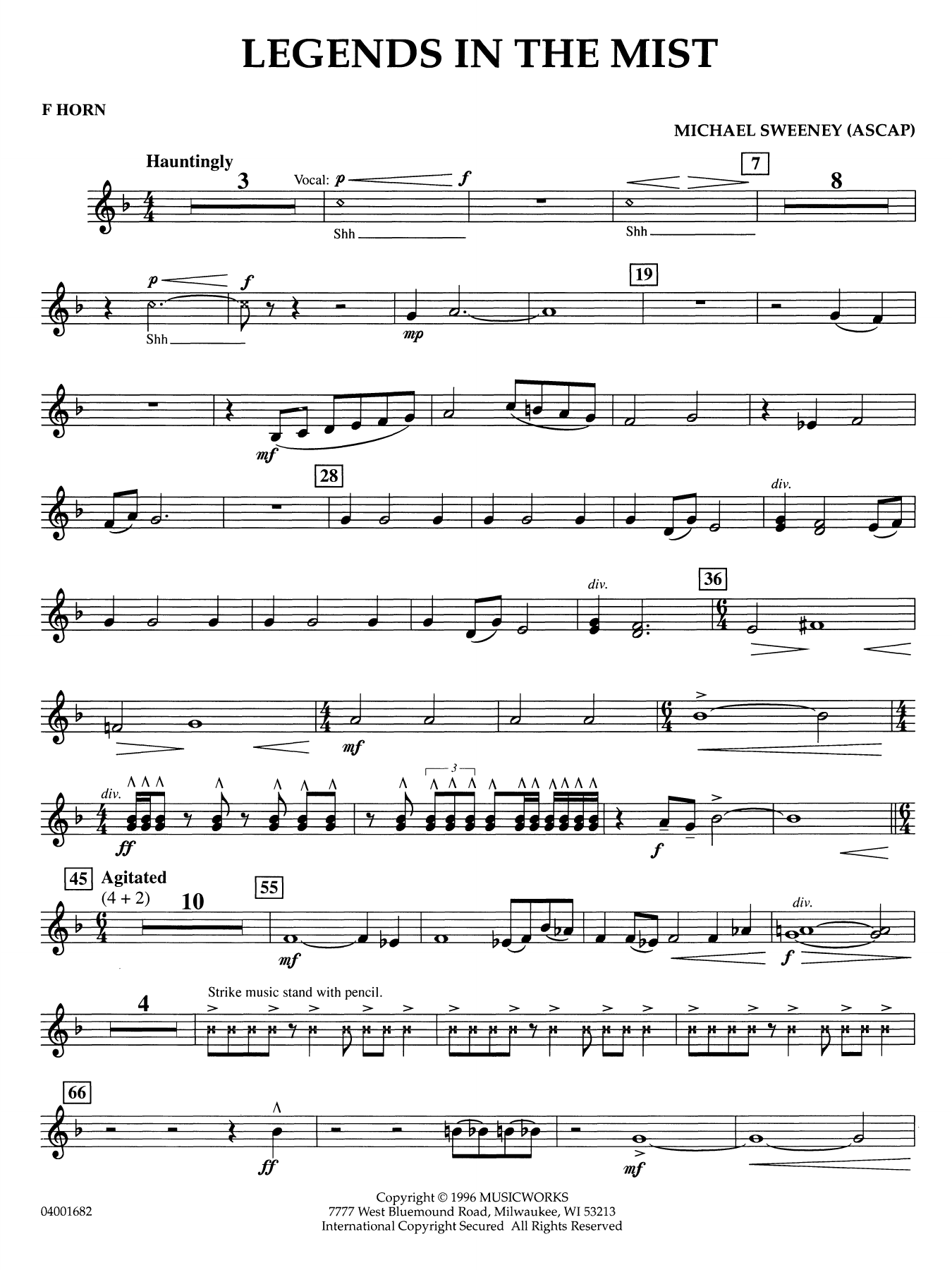 Legends in the Mist - F Horn