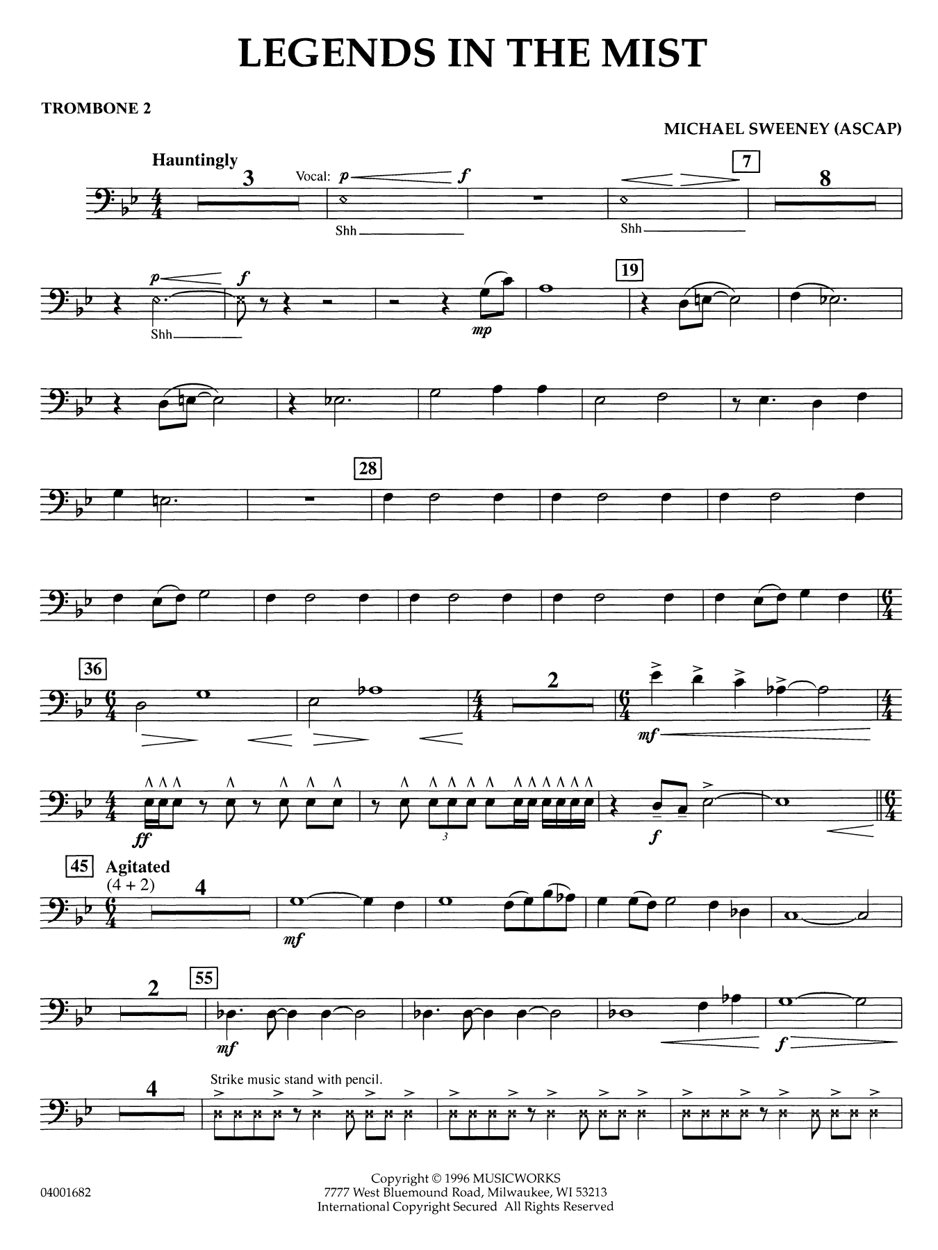 Legends in the Mist - Trombone 2