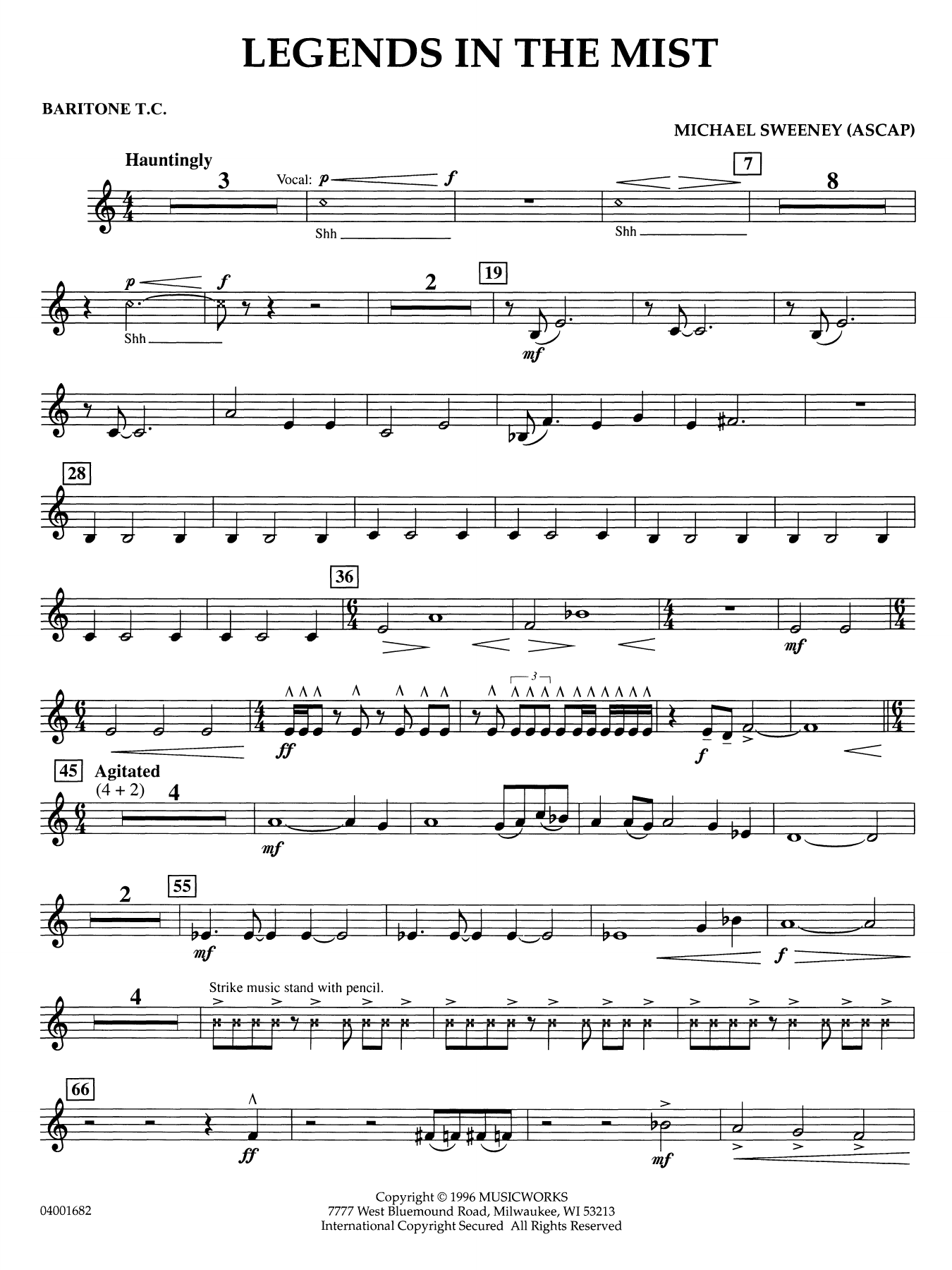 Legends in the Mist - Baritone T.C.