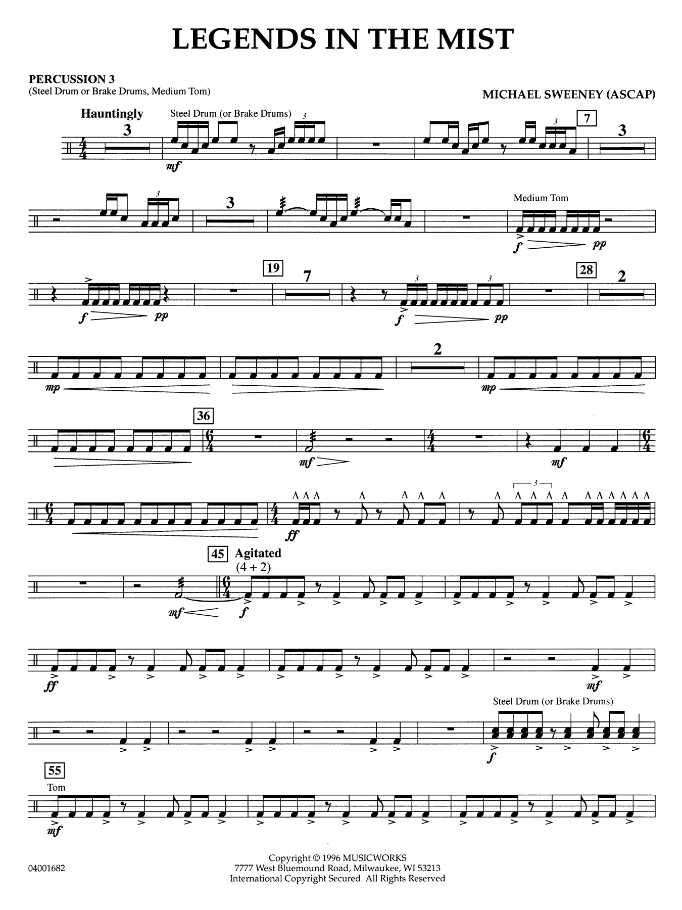 Legends in the Mist - Percussion 3
