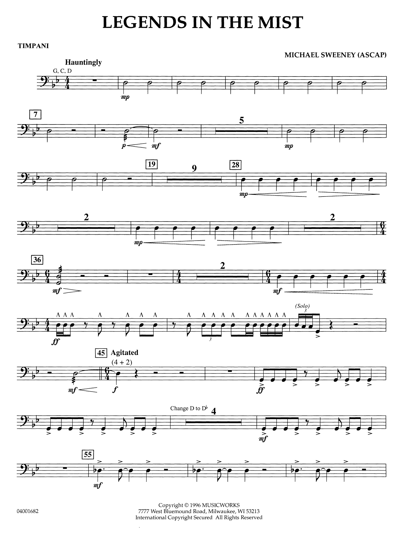 Legends in the Mist - Timpani