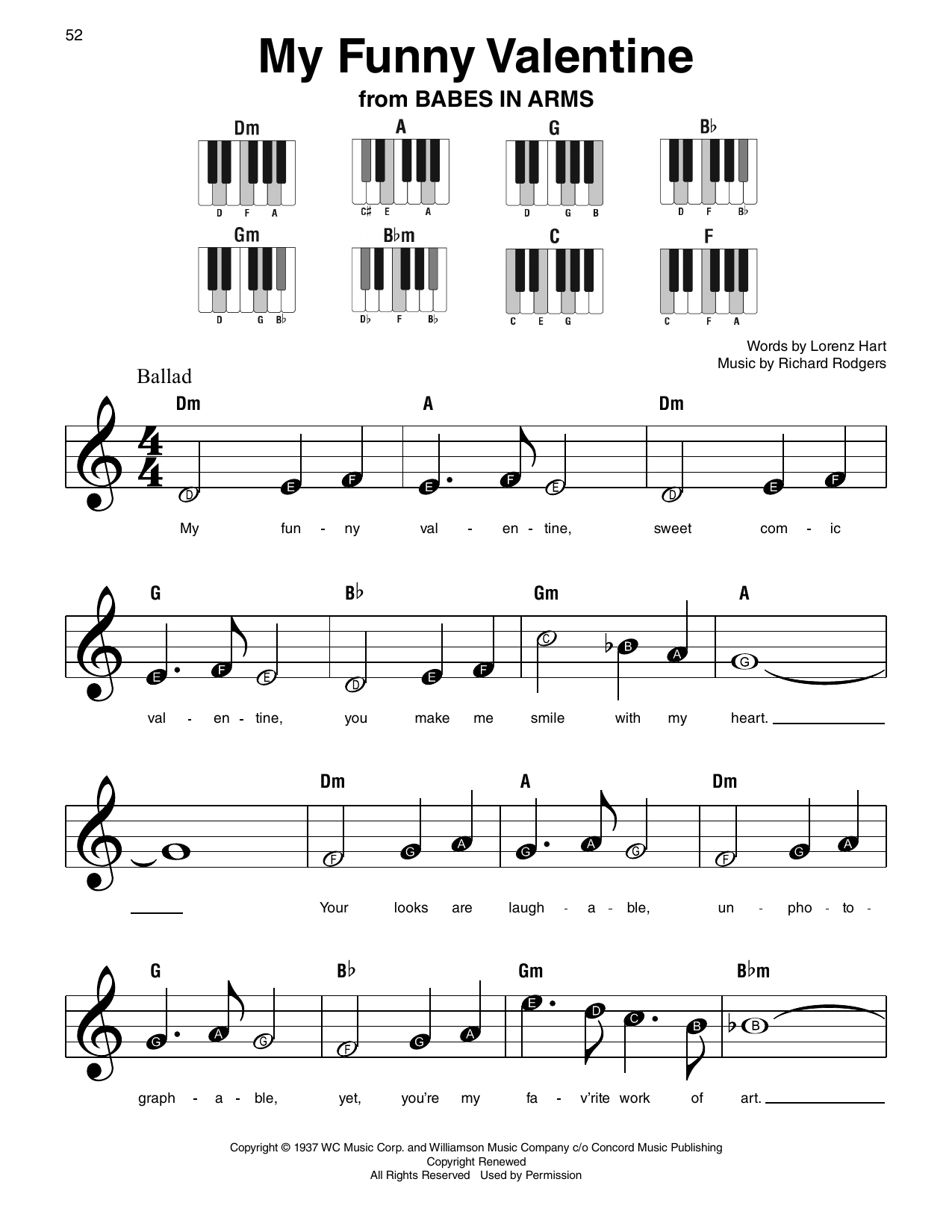 My Funny Valentine (from Babes In Arms)
