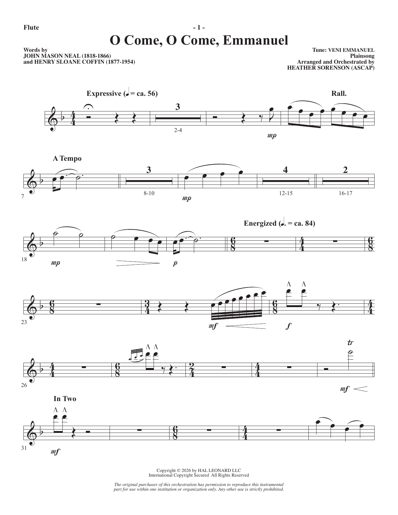 A Carol Mosaic - Flute: Choral Instrumental Pak