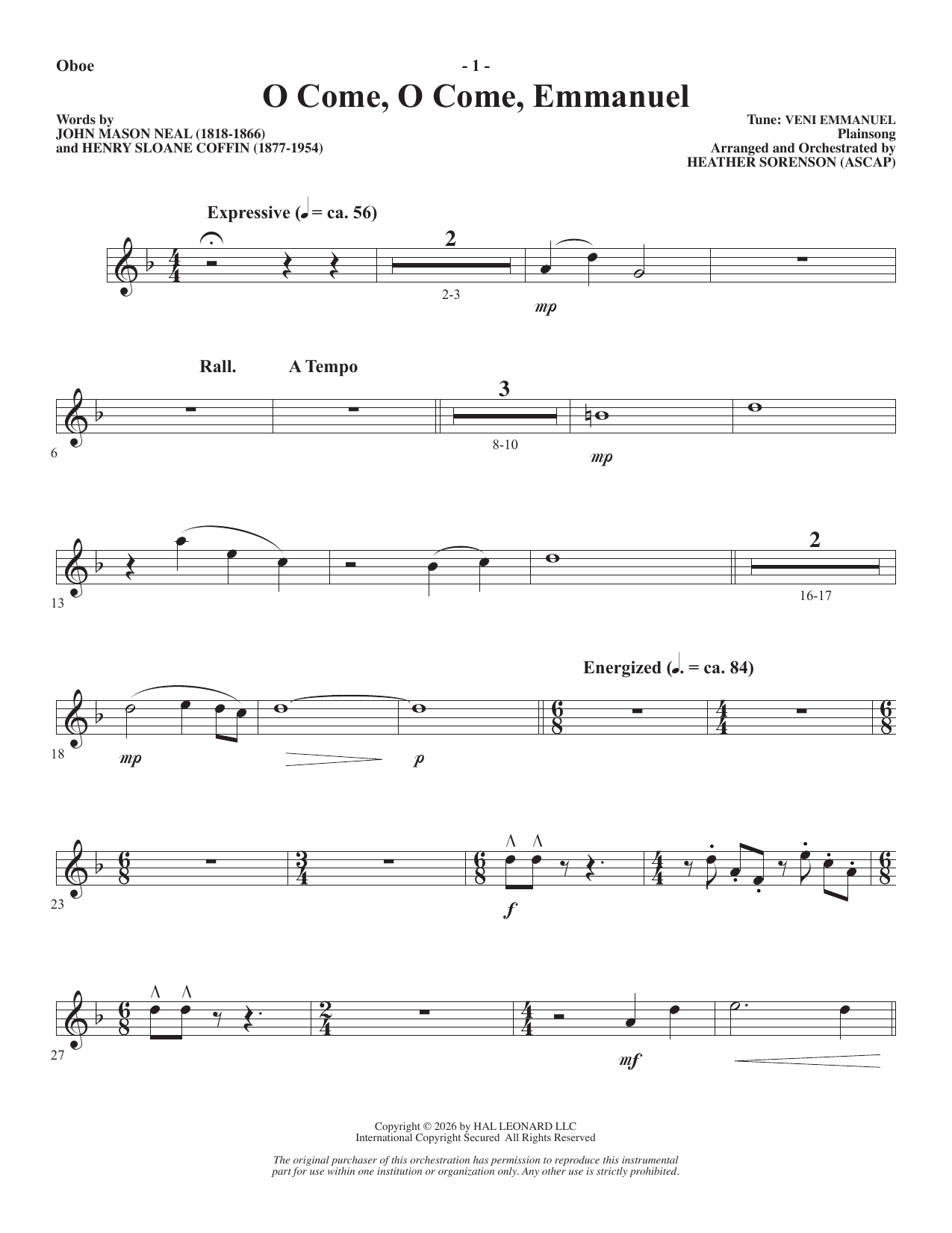 A Carol Mosaic - Oboe: Choral Instrumental Pak
