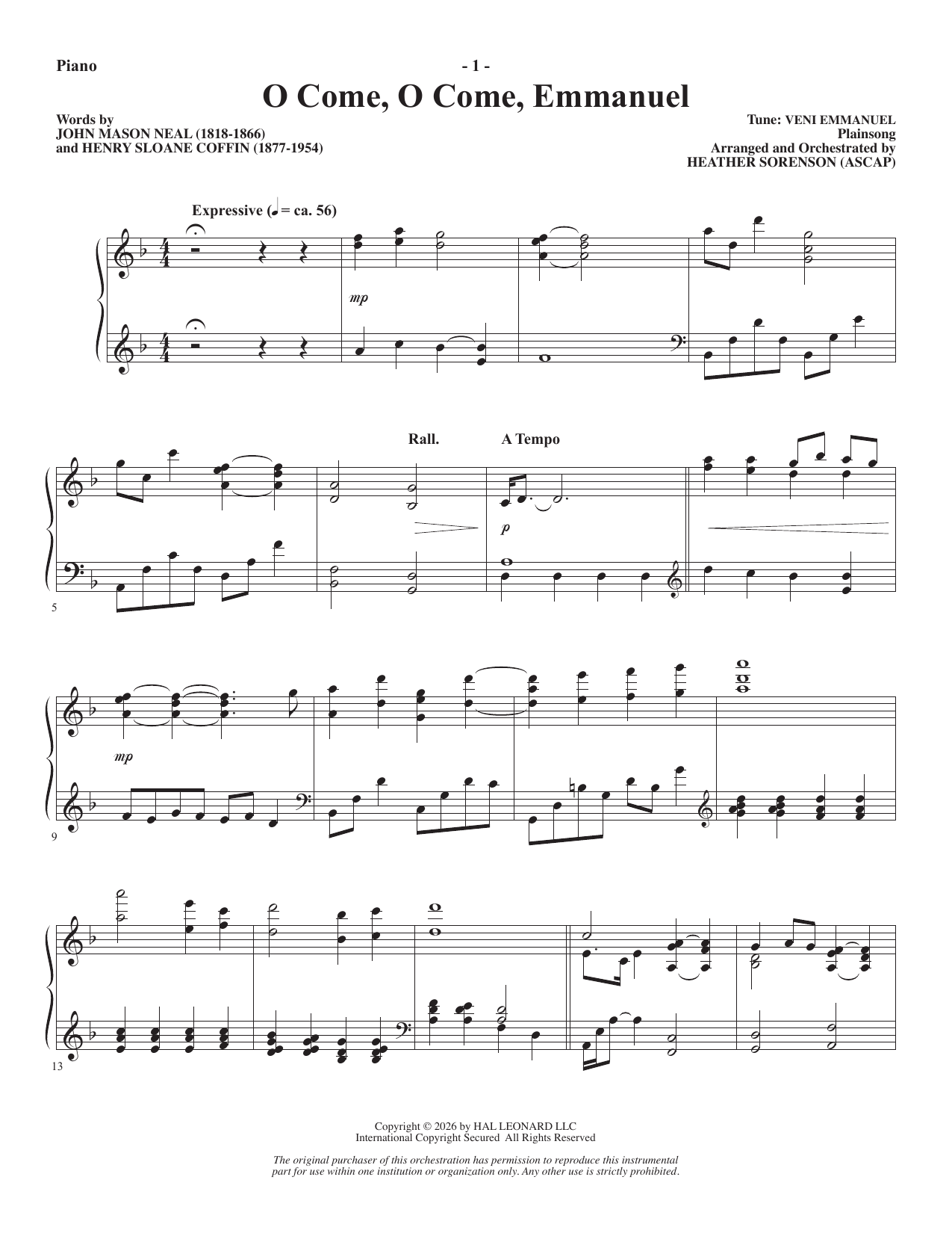 A Carol Mosaic - Piano: Choral Instrumental Pak