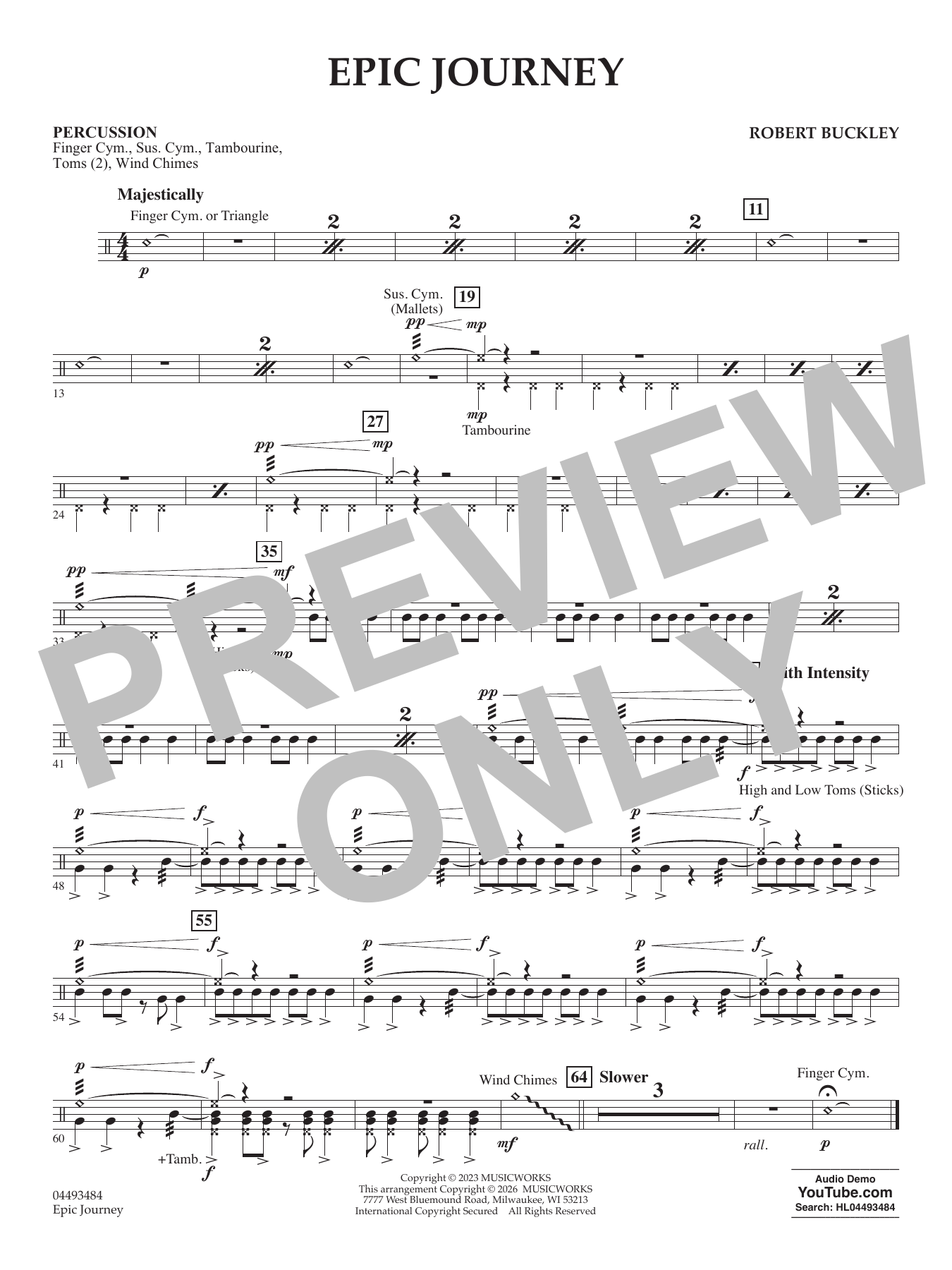 Epic Journey - Percussion