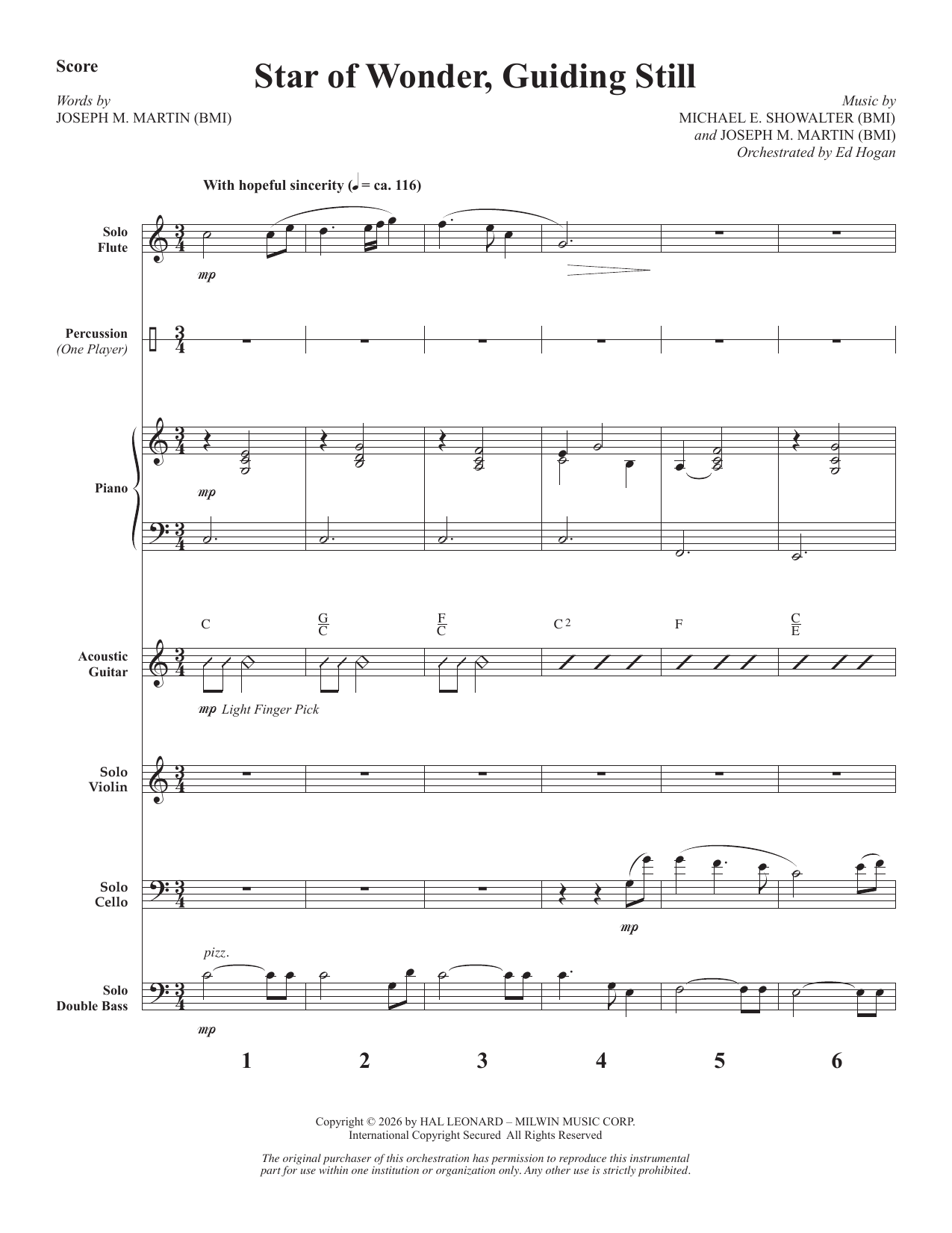 Star Of Wonder, Guiding Still: Choral Instrumental Pak