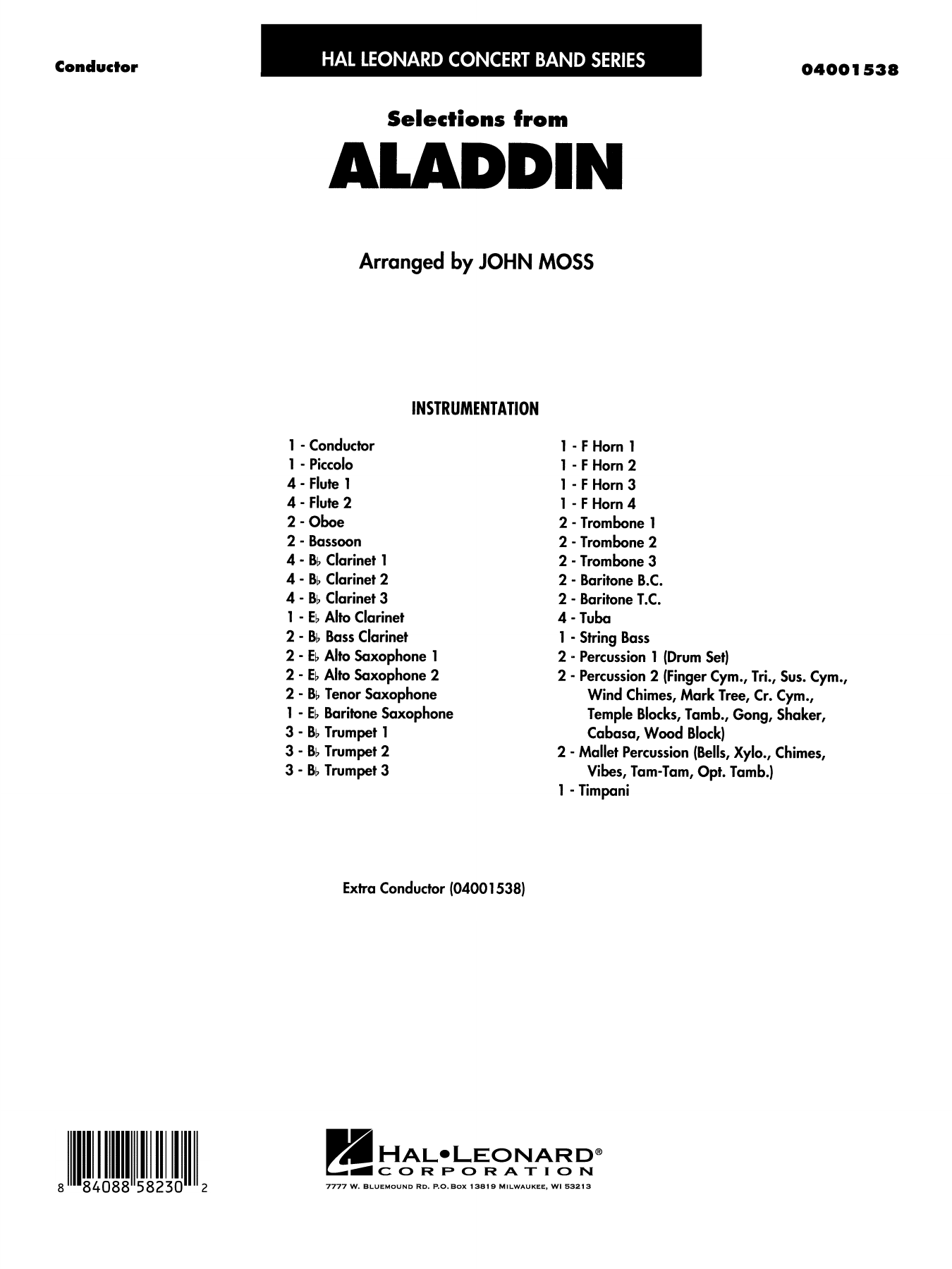 Selections from Aladdin (arr. John Moss)