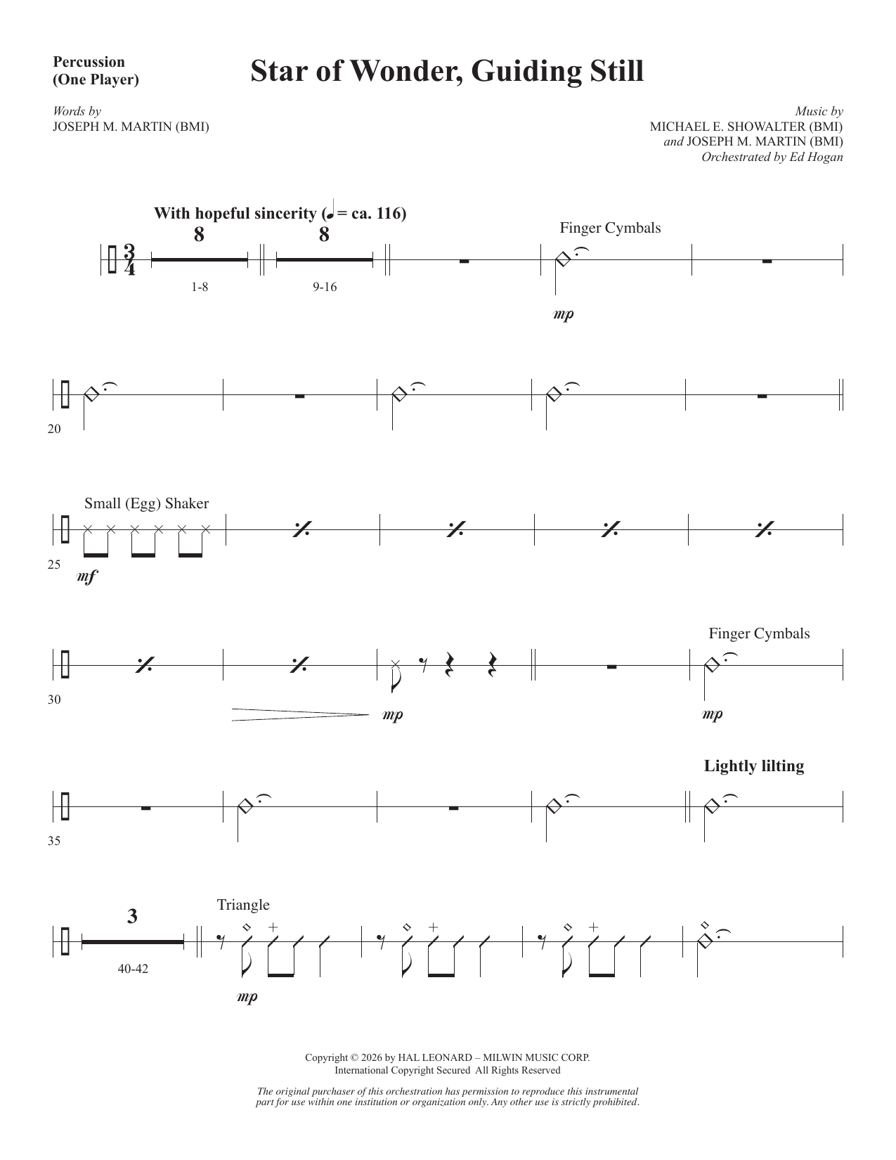 Star Of Wonder, Guiding Still - Percussion: Choral Instrumental Pak