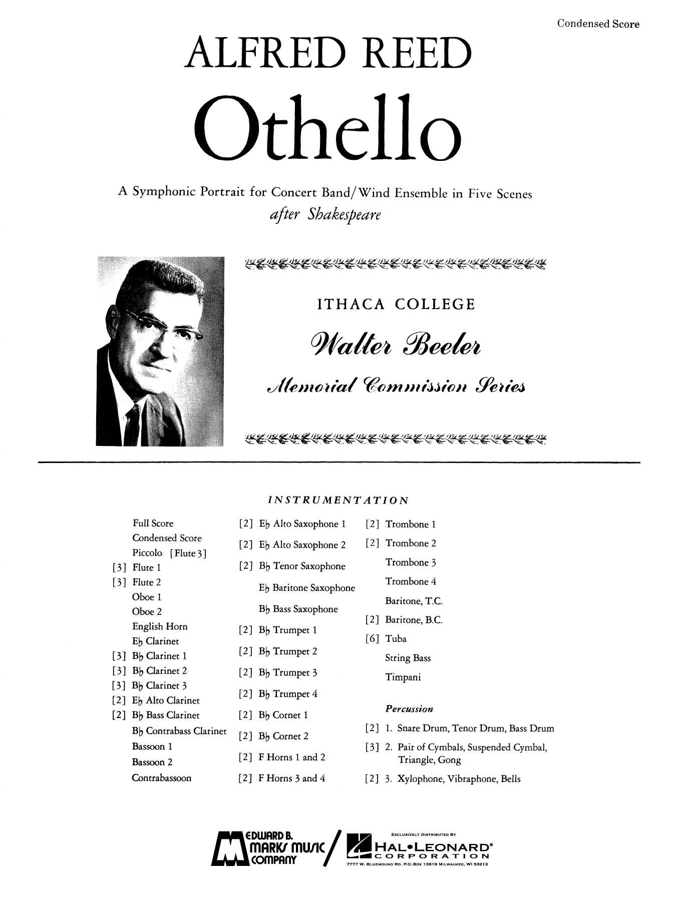 Music from Othello - Condensed Score
