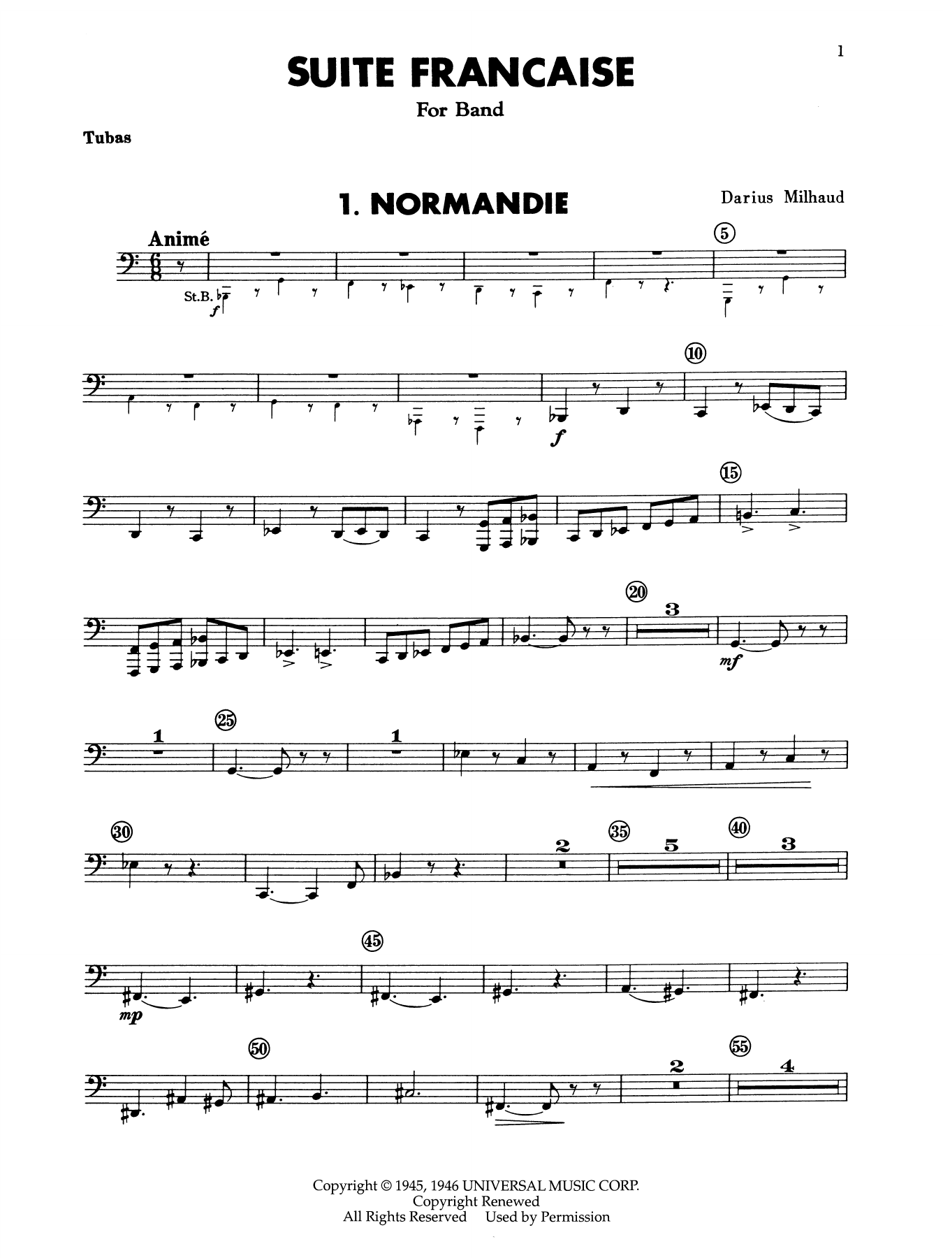 Suite Francaise - Tuba