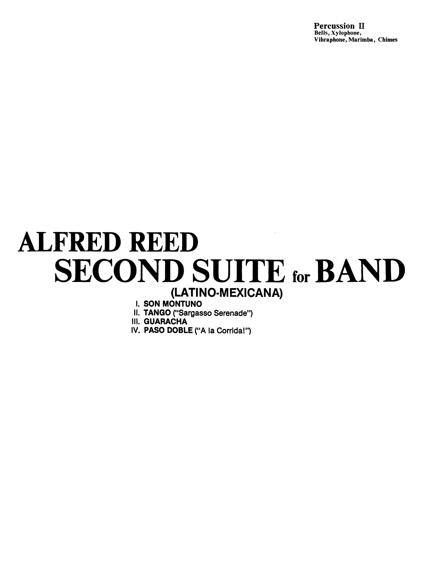 Second Suite for Band - Percussion 2