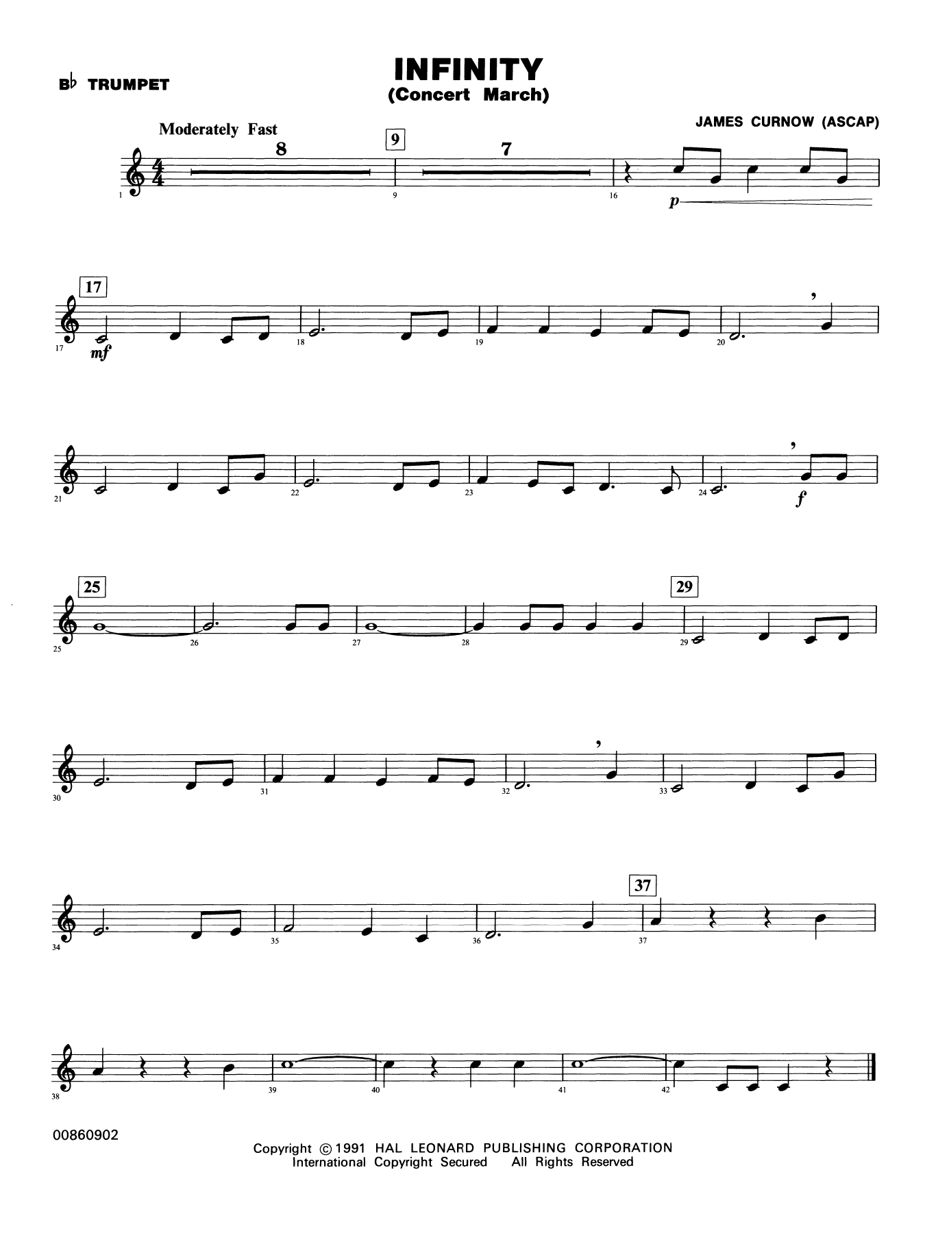 Infinity (Concert March) - Bb Trumpet