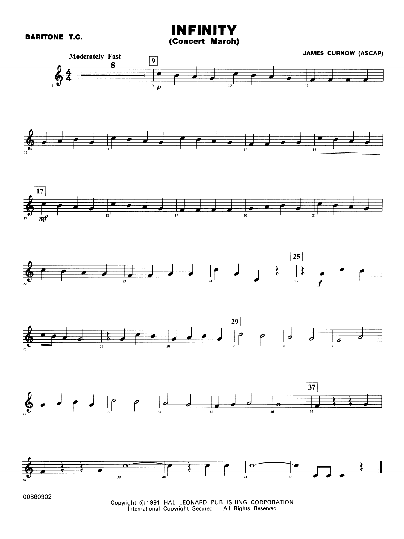 Infinity (Concert March) - Baritone T.C.