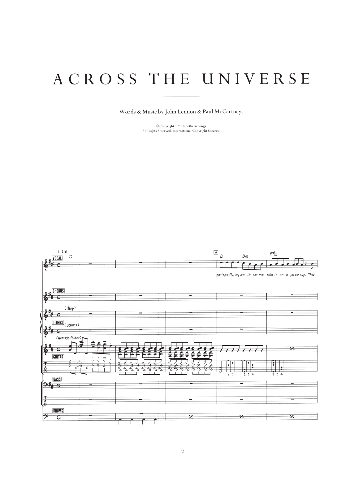 Across The Universe