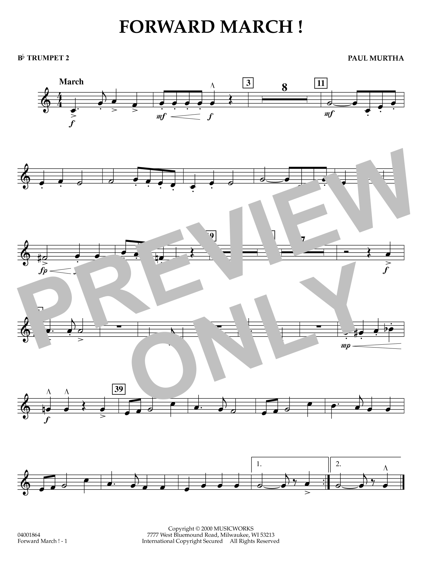 Forward March! - Bb Trumpet 2