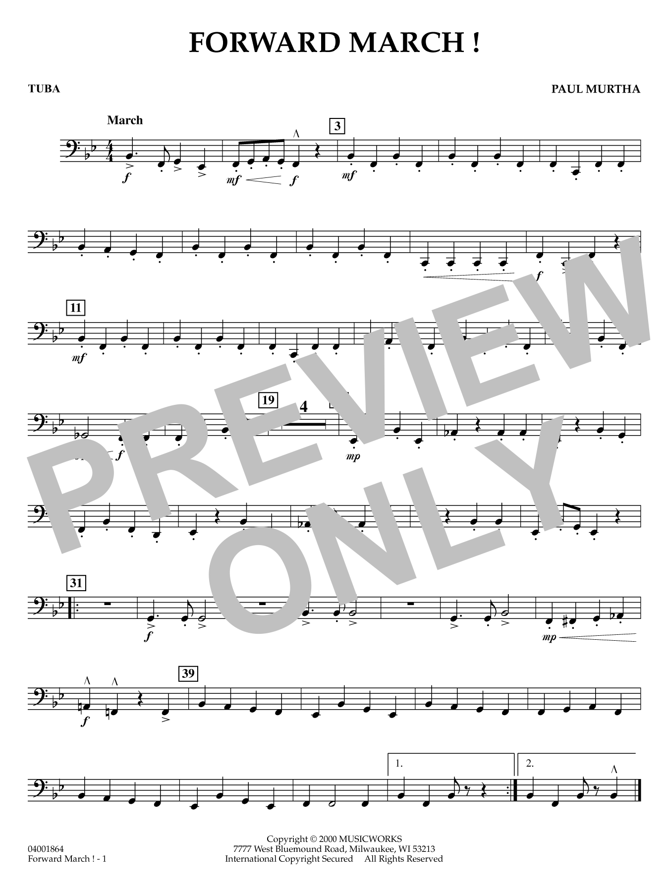 Forward March! - Tuba