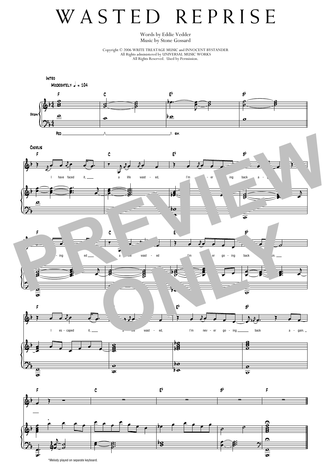 Wasted Reprise