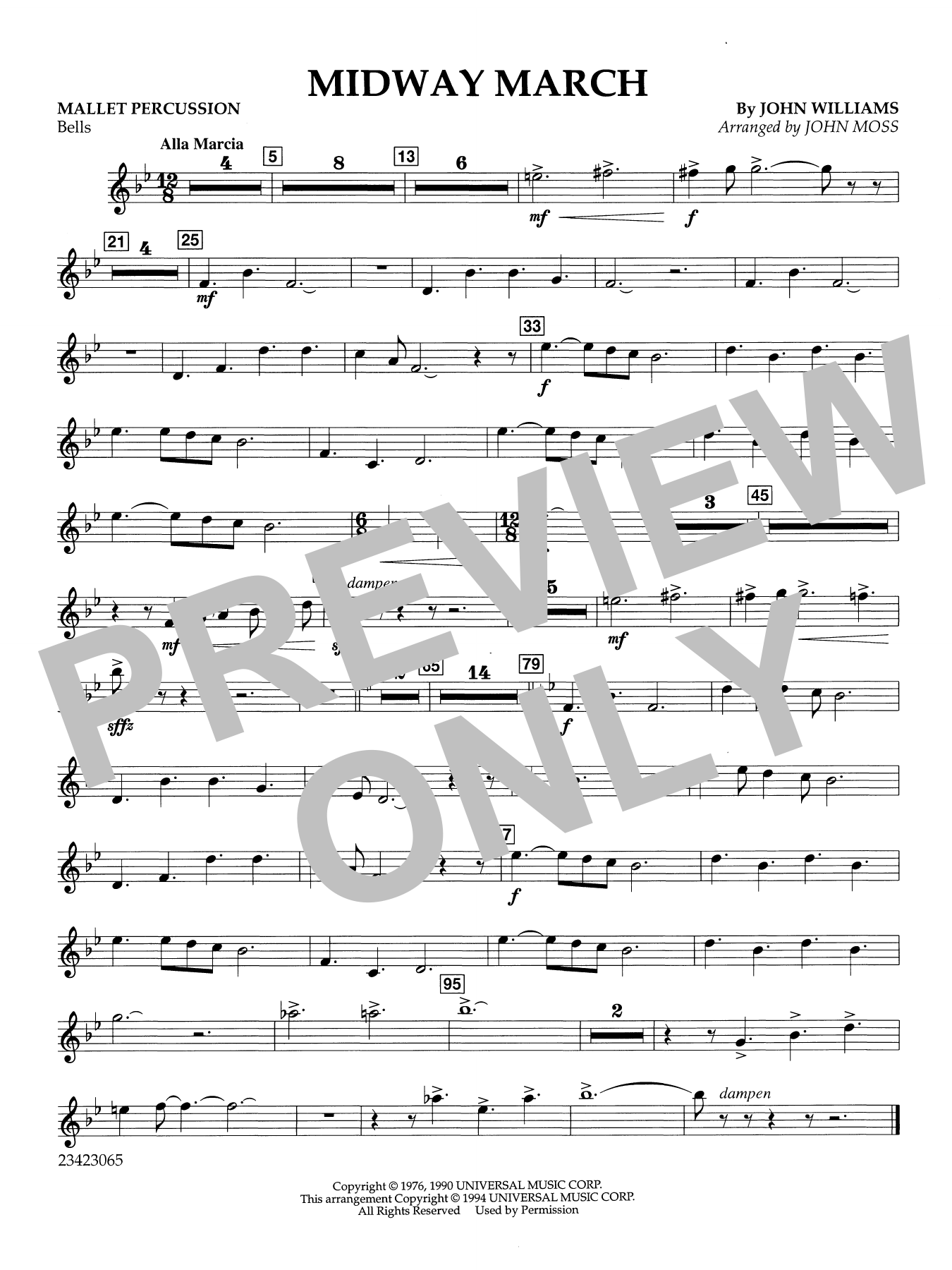 Midway March (arr. John Moss) - Mallet Percussion