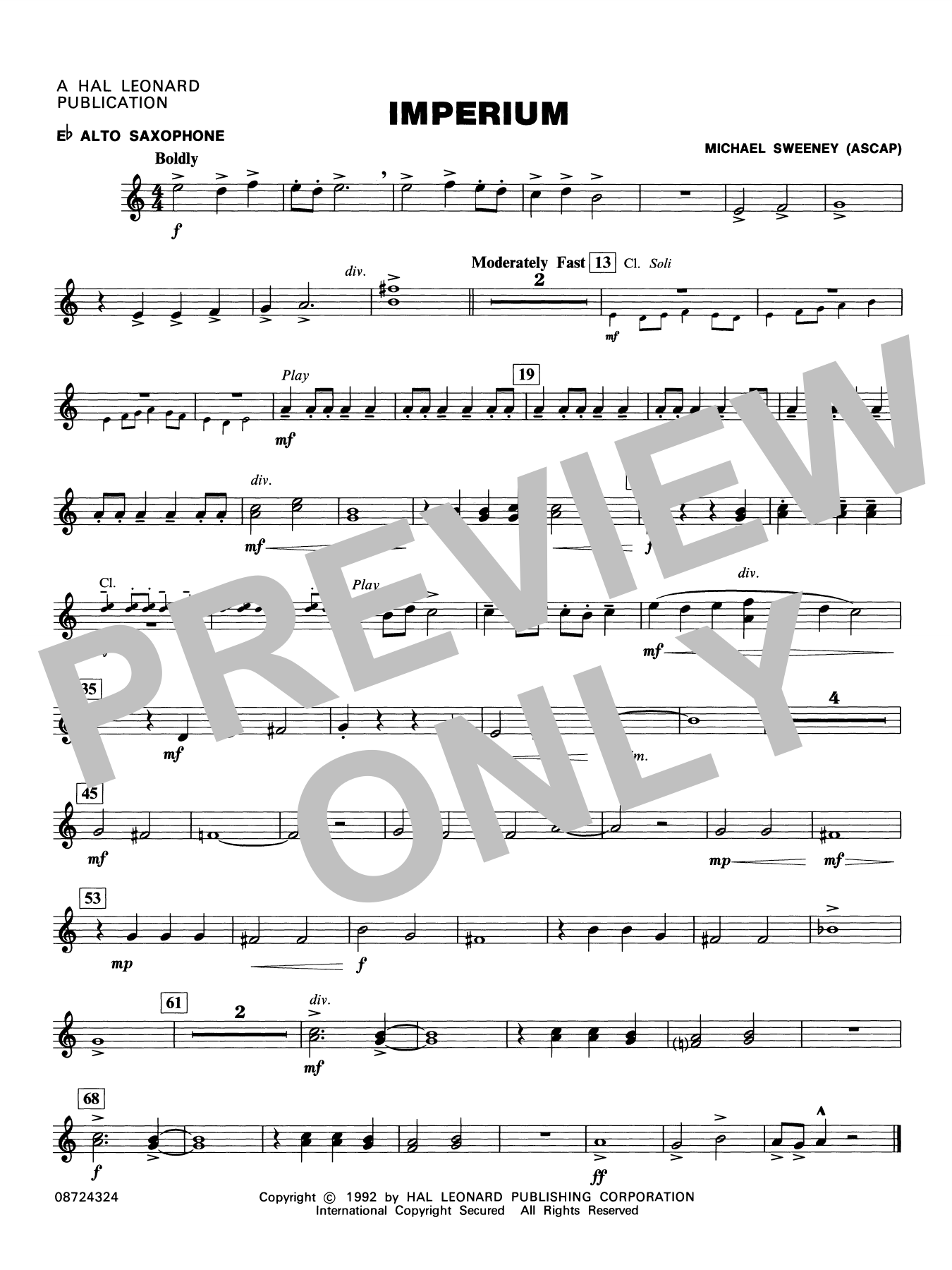 Imperium - Eb Alto Saxophone