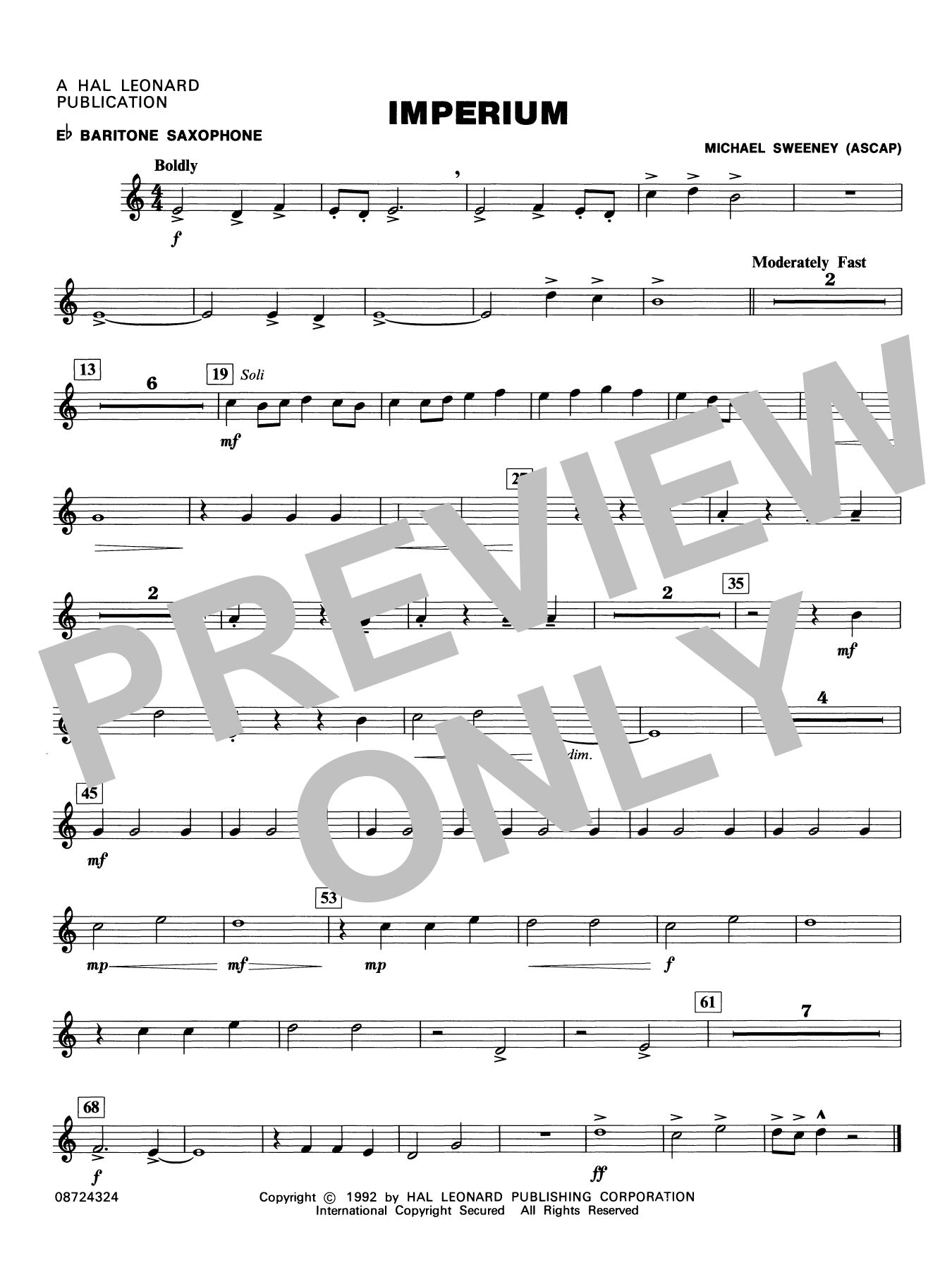 Imperium - Eb Baritone Saxophone