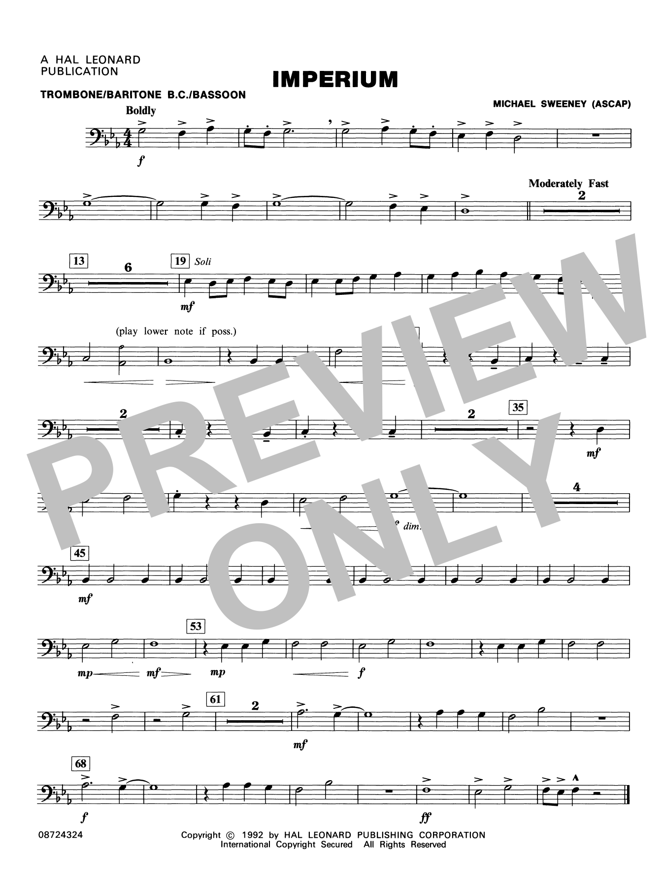 Imperium - Trombone/Baritone B.C./Bassoon