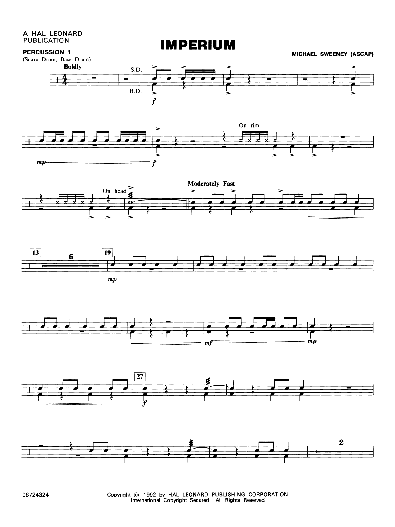 Imperium - Percussion 1