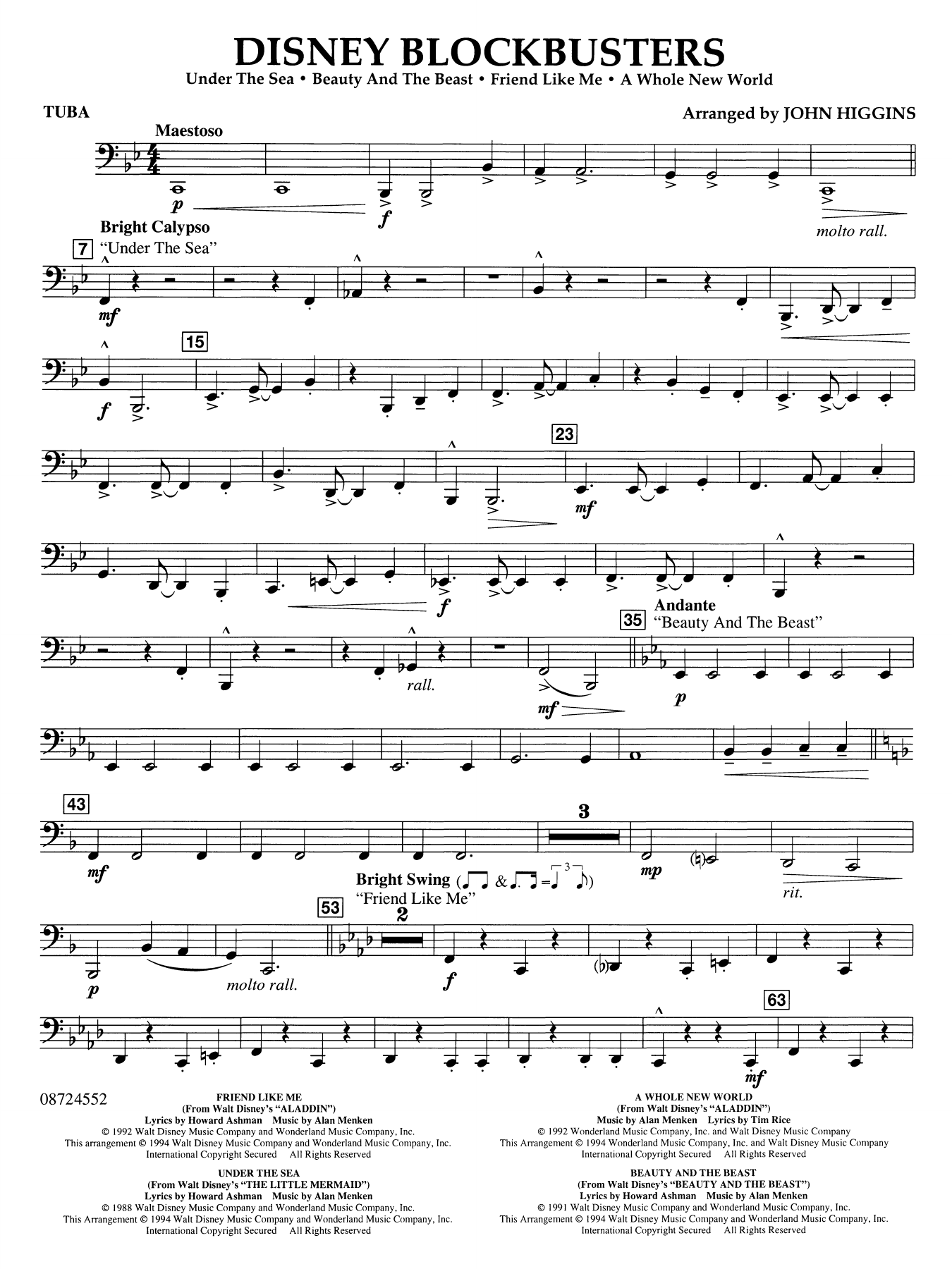 Disney Blockbusters - Tuba