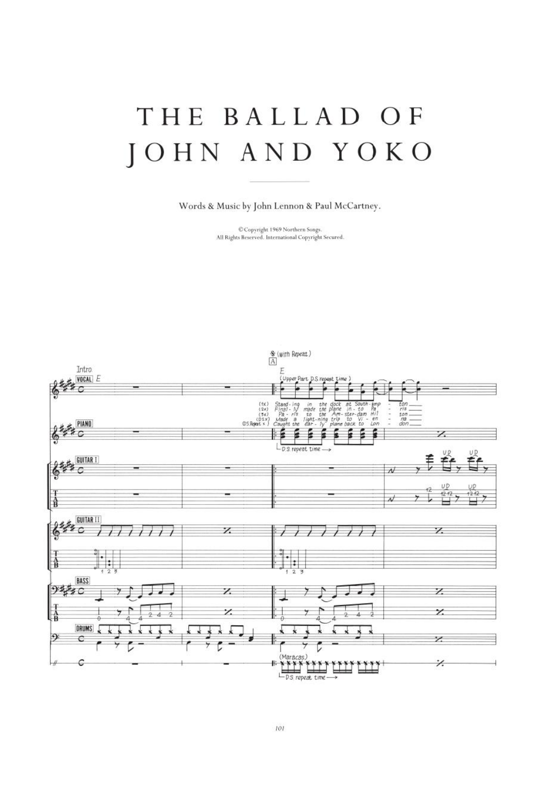 The Ballad Of John And Yoko