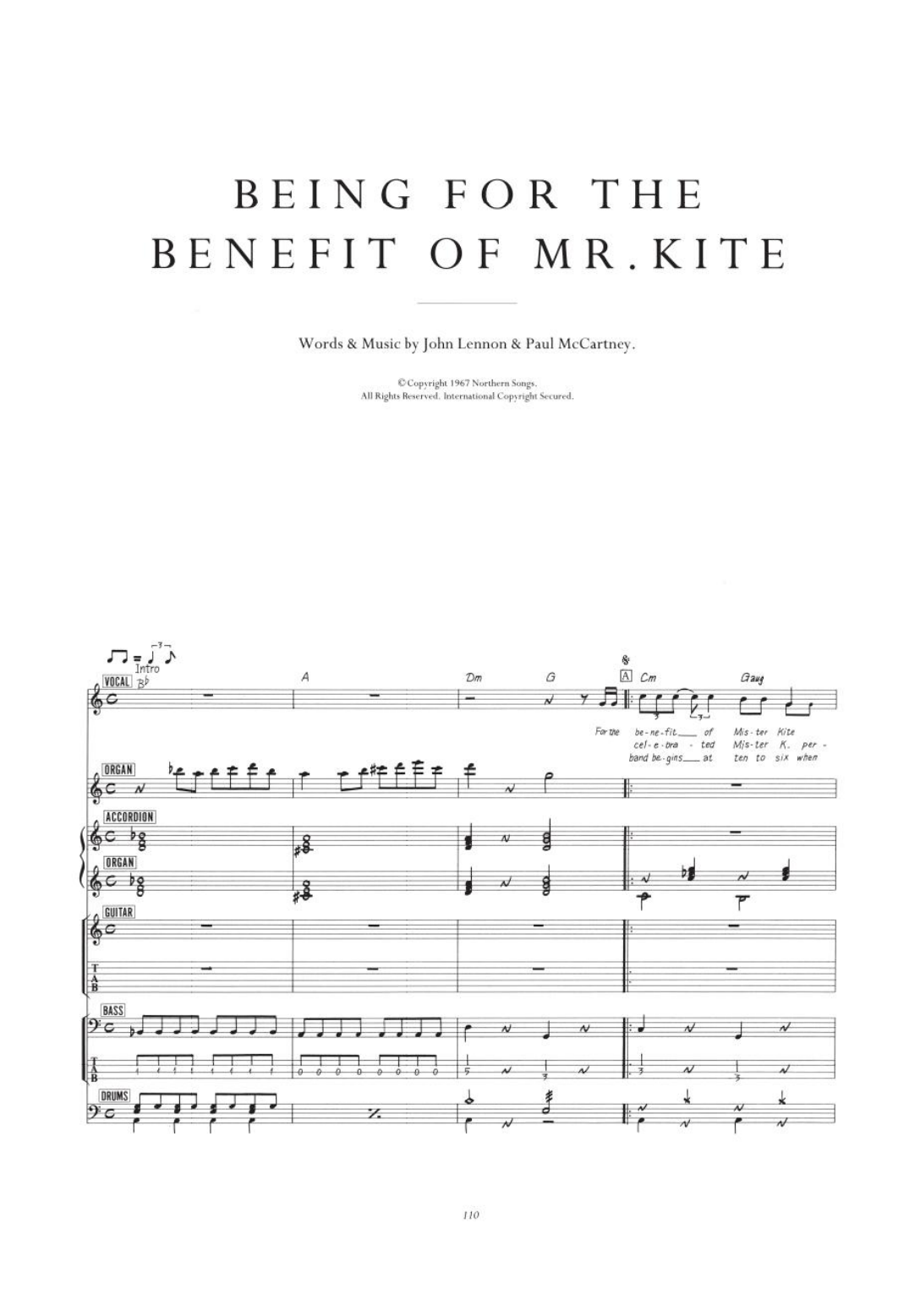 Being For The Benefit Of Mr. Kite