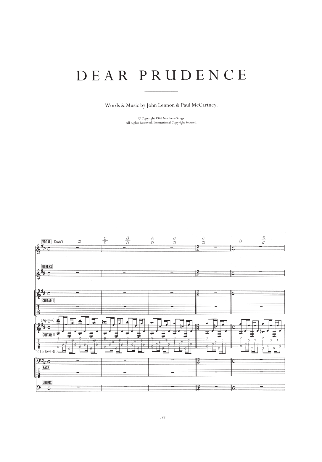 Dear Prudence